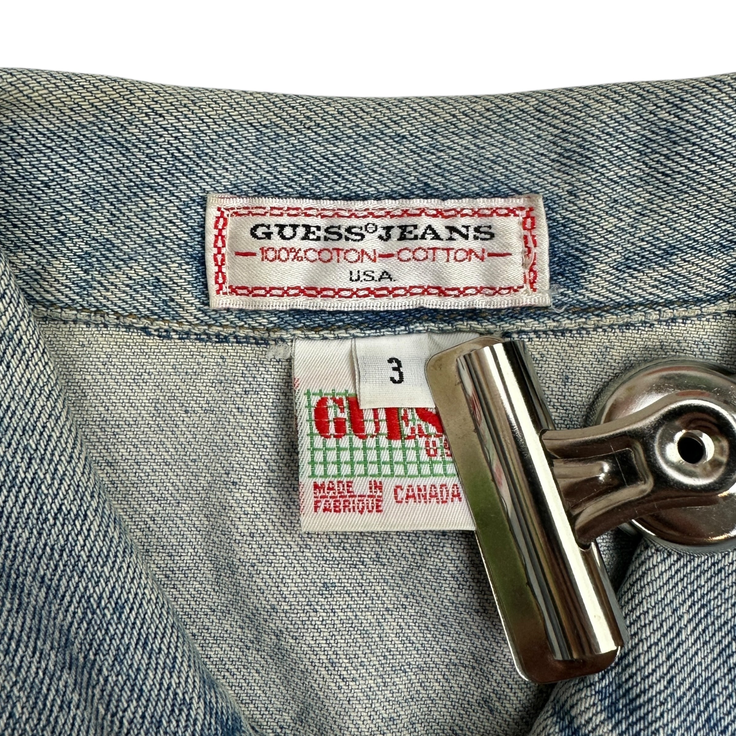 Vintage Guess U.S.A Women’s Light Wash Denim Jacket