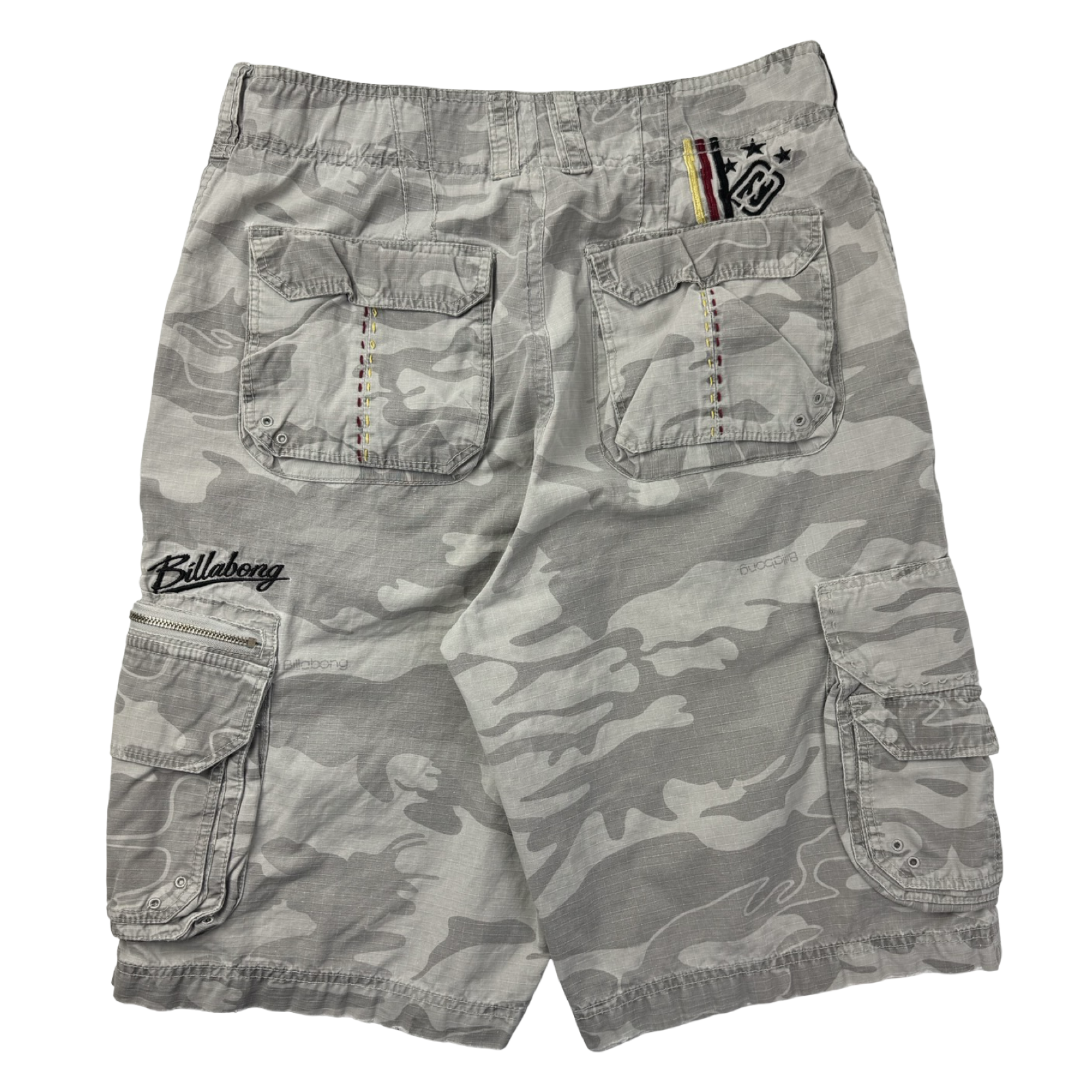 Vintage Y2K Billabong Camo Cargo Baggy Shorts