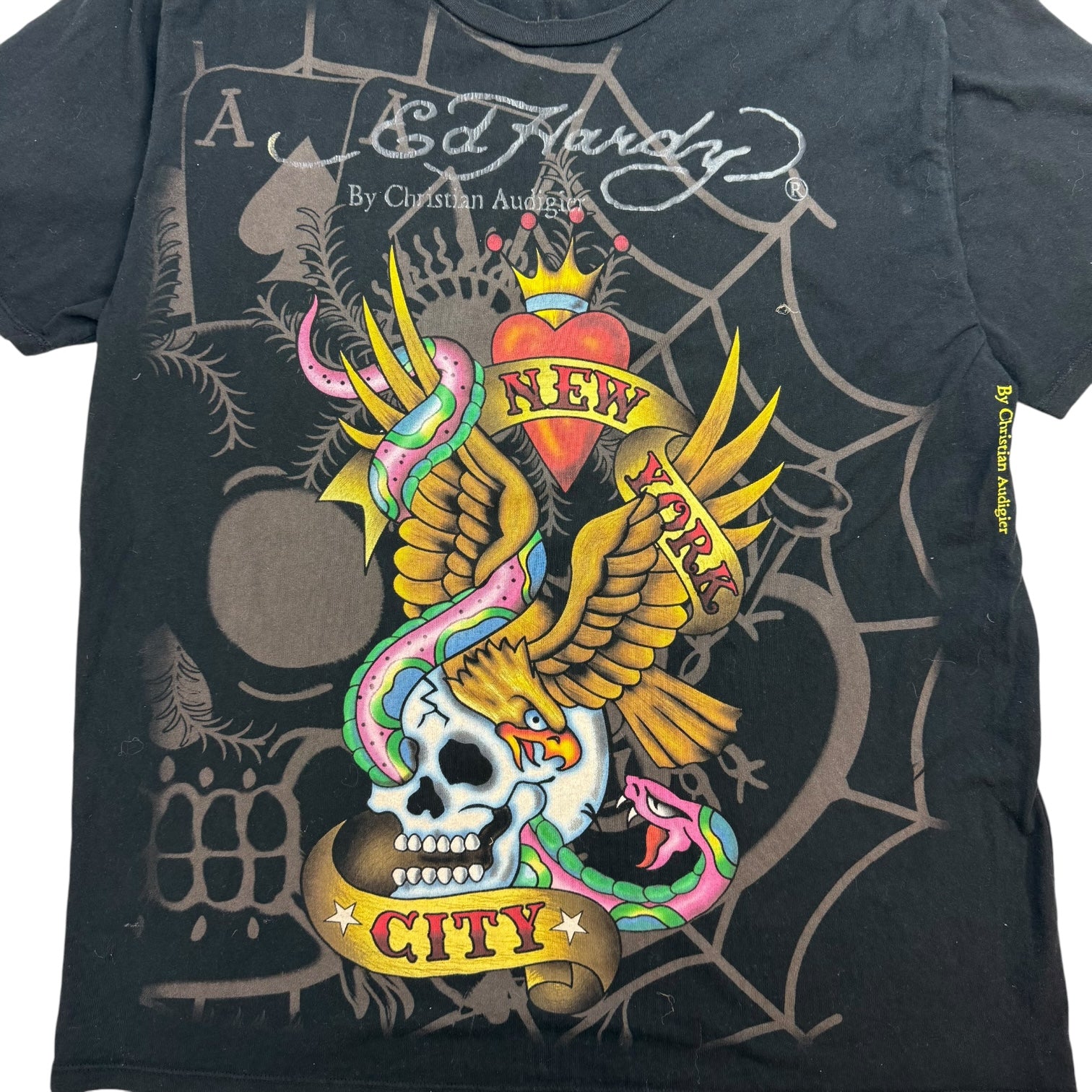 Vintage Y2K Ed Hardy NYC Tee Black