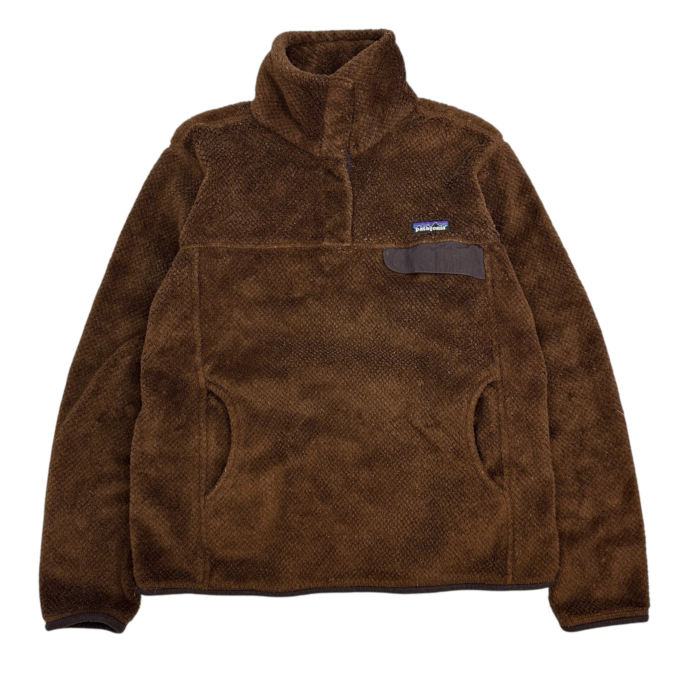 (W) Patagonia Snap-T Waffle Fleece Brown