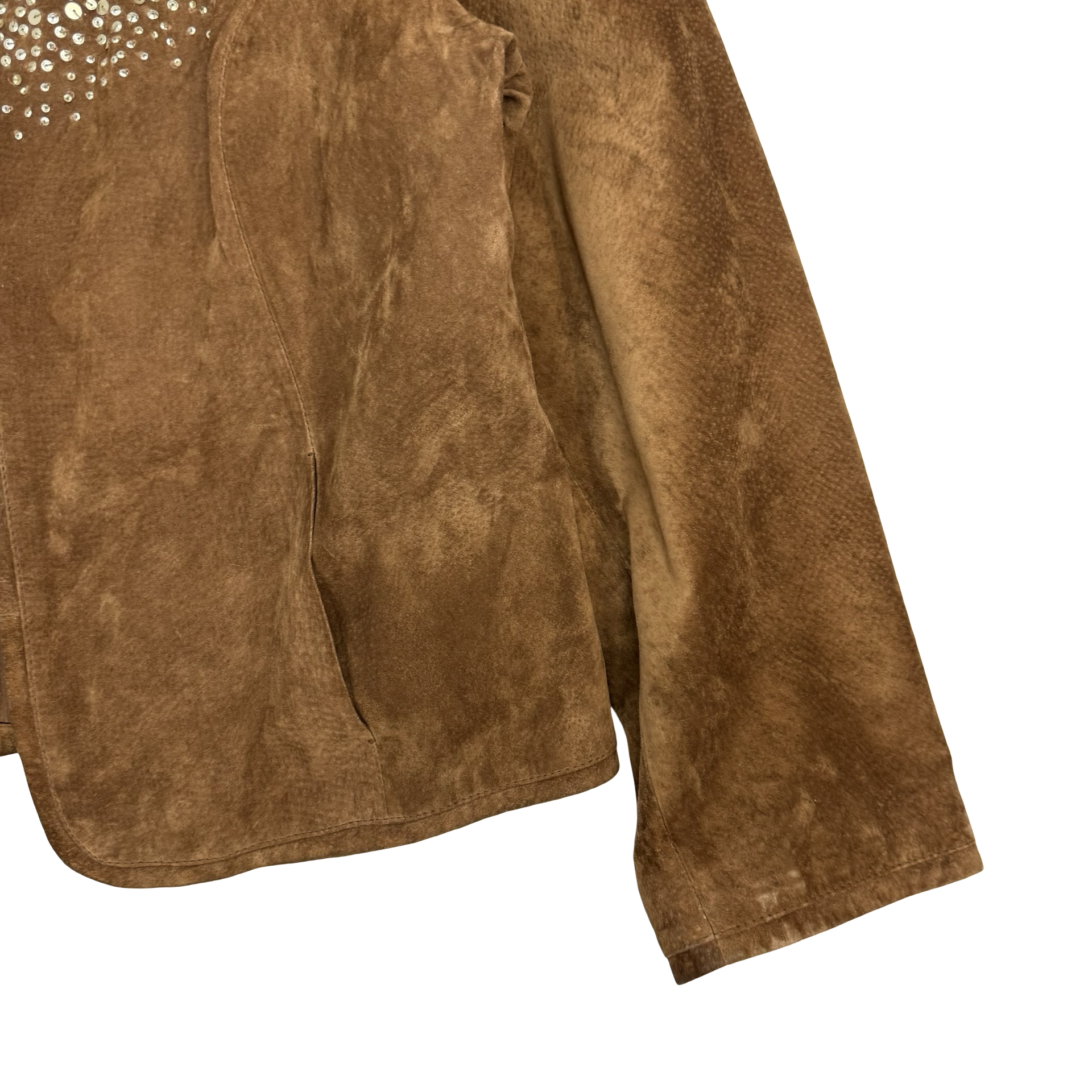 (W) Vintage Guillaume Leather Jacket Brown