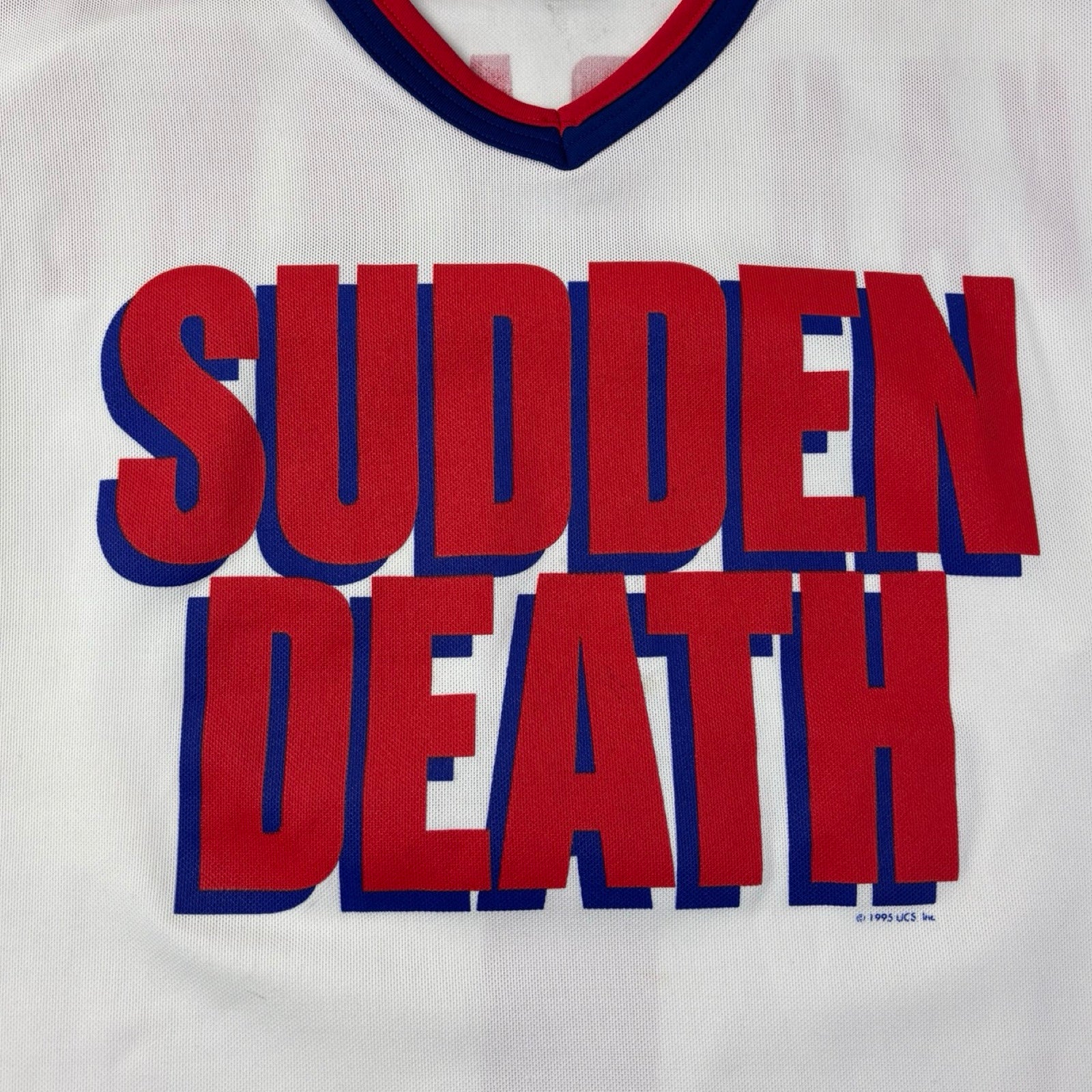 1995 CCM Jean-Claude Van Damme Sudden Death Promo Hockey Jersey