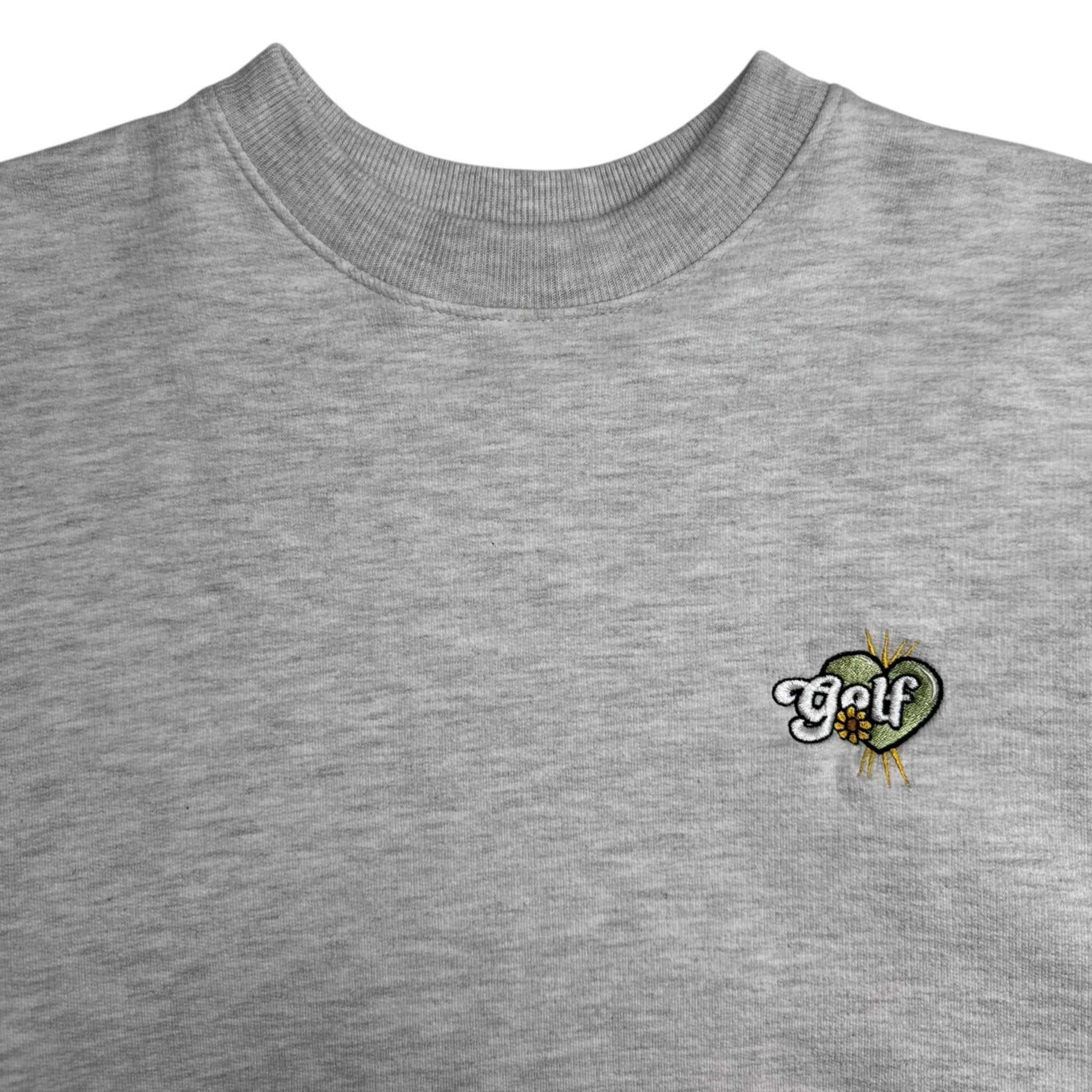 Golf Pocket Flower Logo Crewneck