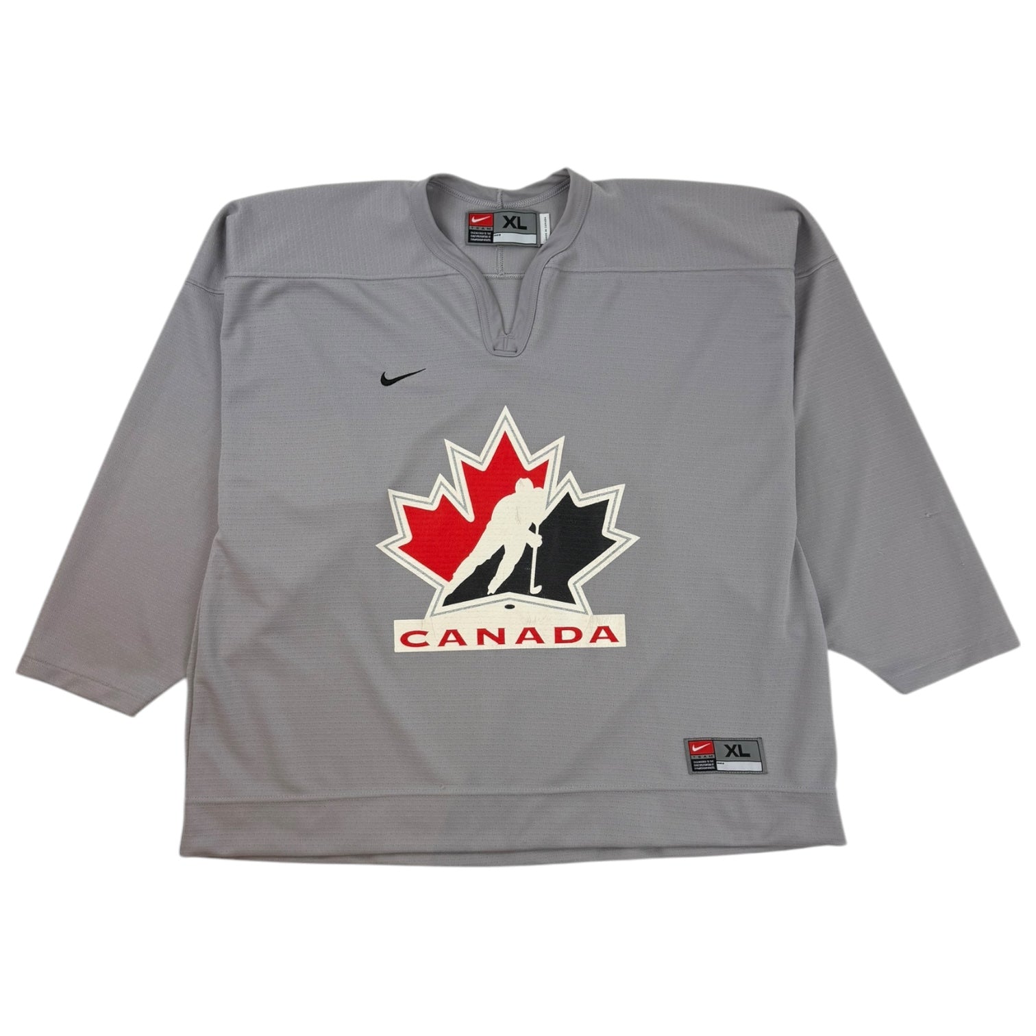 Vintage Nike Team Canada Jersey Grey