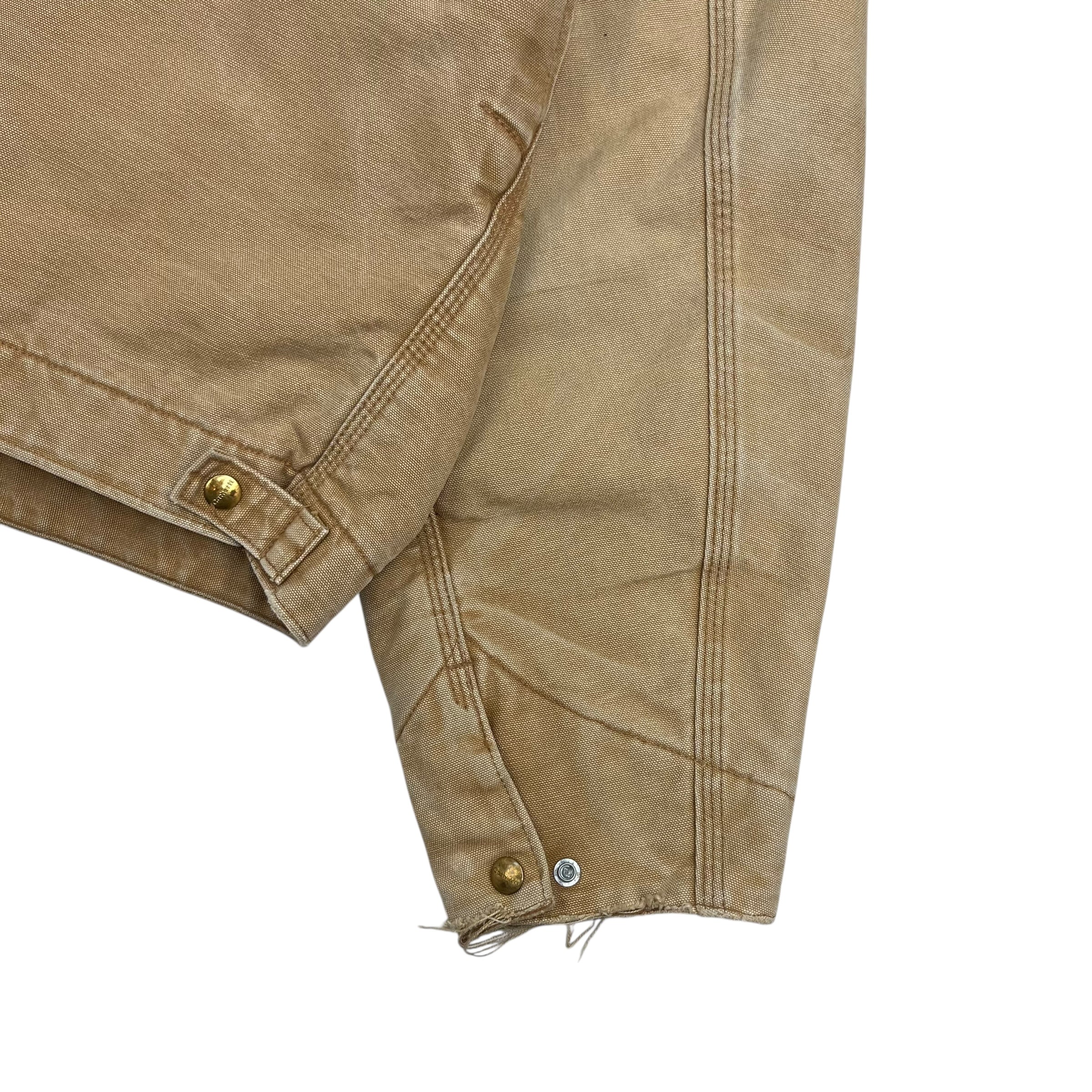 Vintage Carhartt Detroit Blanket Lined Jacket Tan