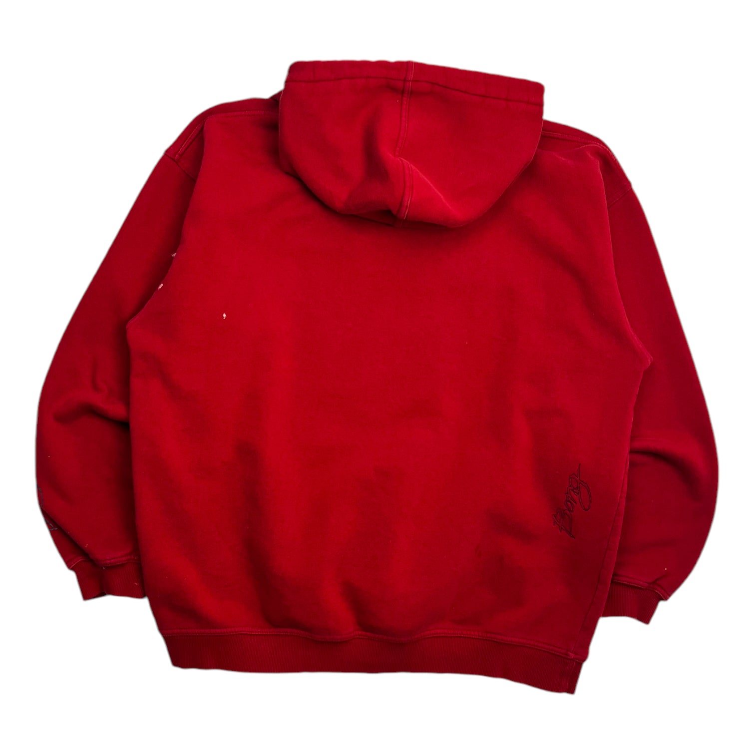 Y2K Billabong Spellout Hoodie Red