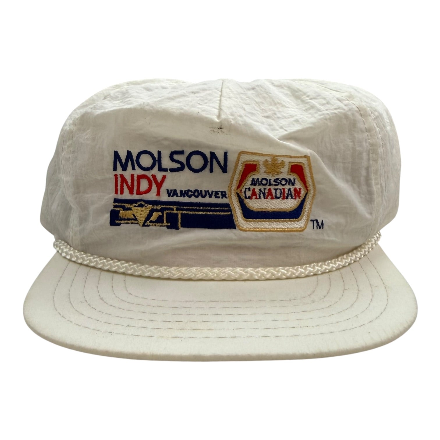 Vintage Molson Canadian Indy Car Racing Hat White