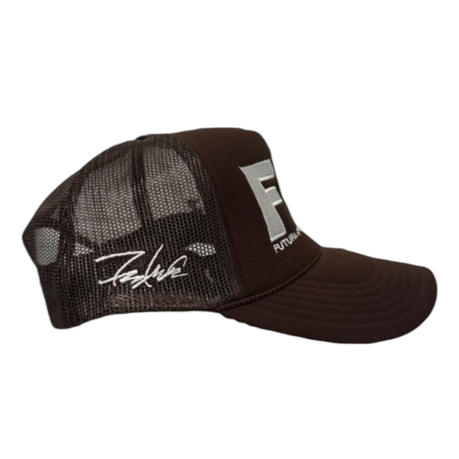 Travis Scott Cactus Jack x Futura Trucker Hat Brown