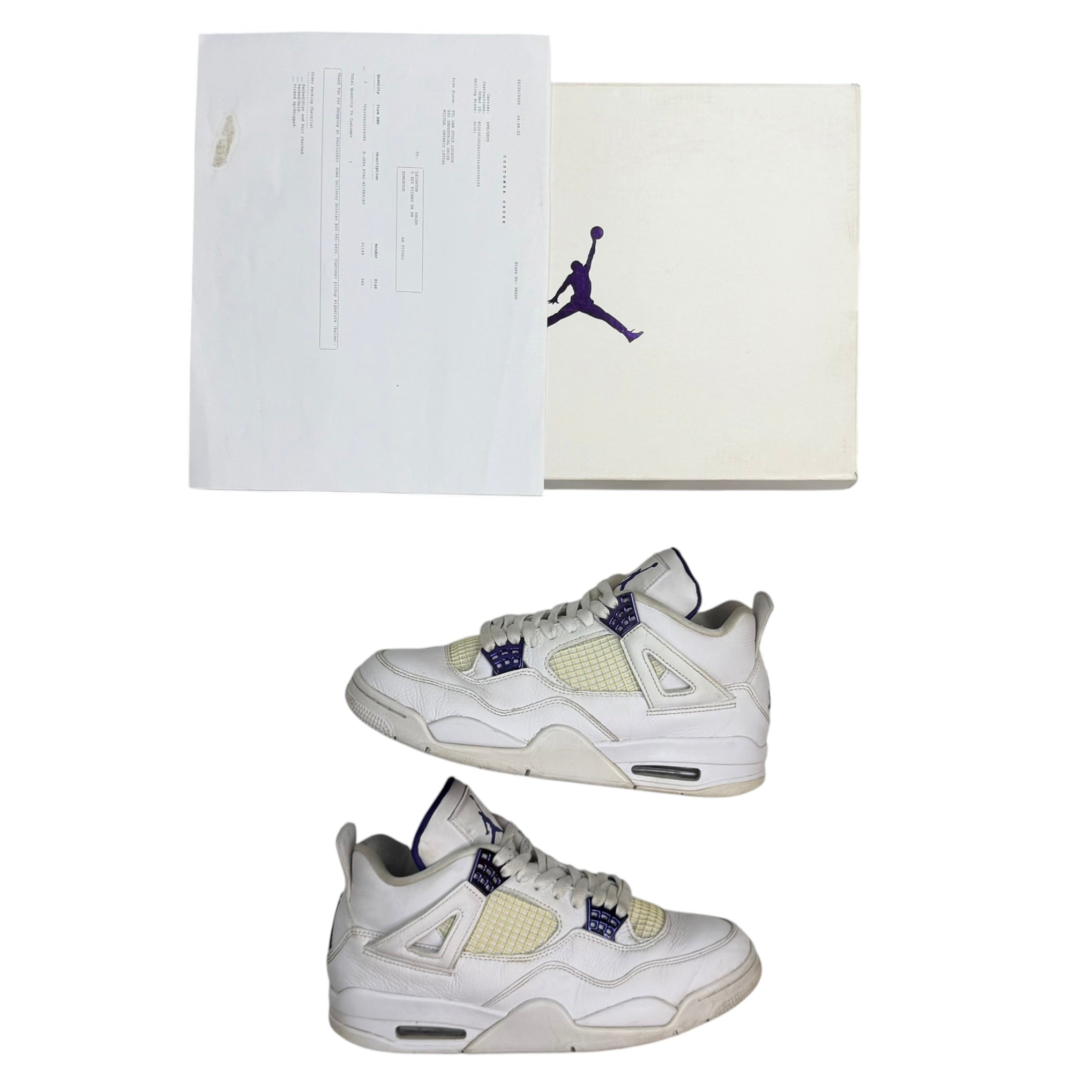 Jordan 4 Purple Metallic (Used)
