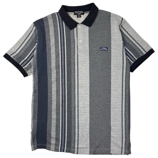 Vintage Polo Sport Vertical Striped Knit Polo