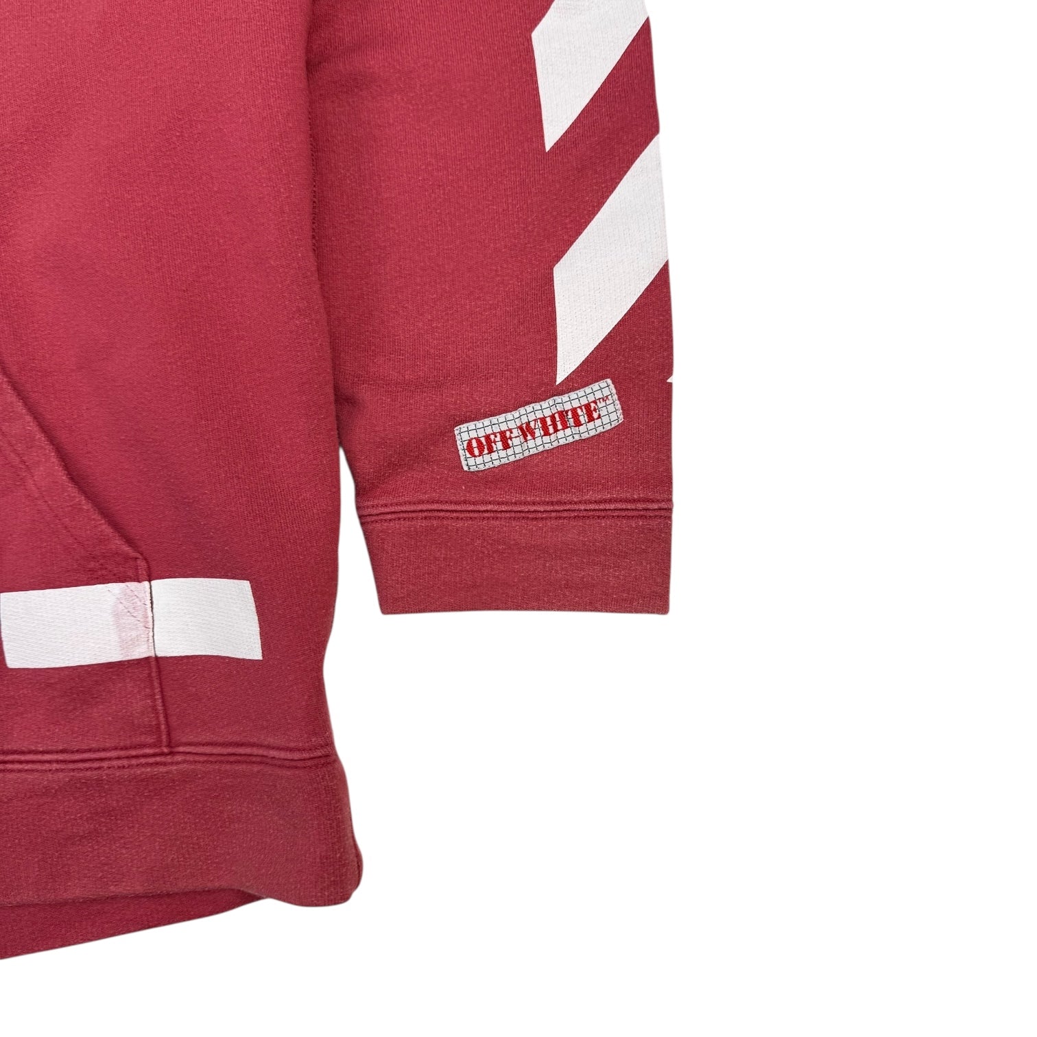 Off-White Seeing Things Arrows Hoodie Red
