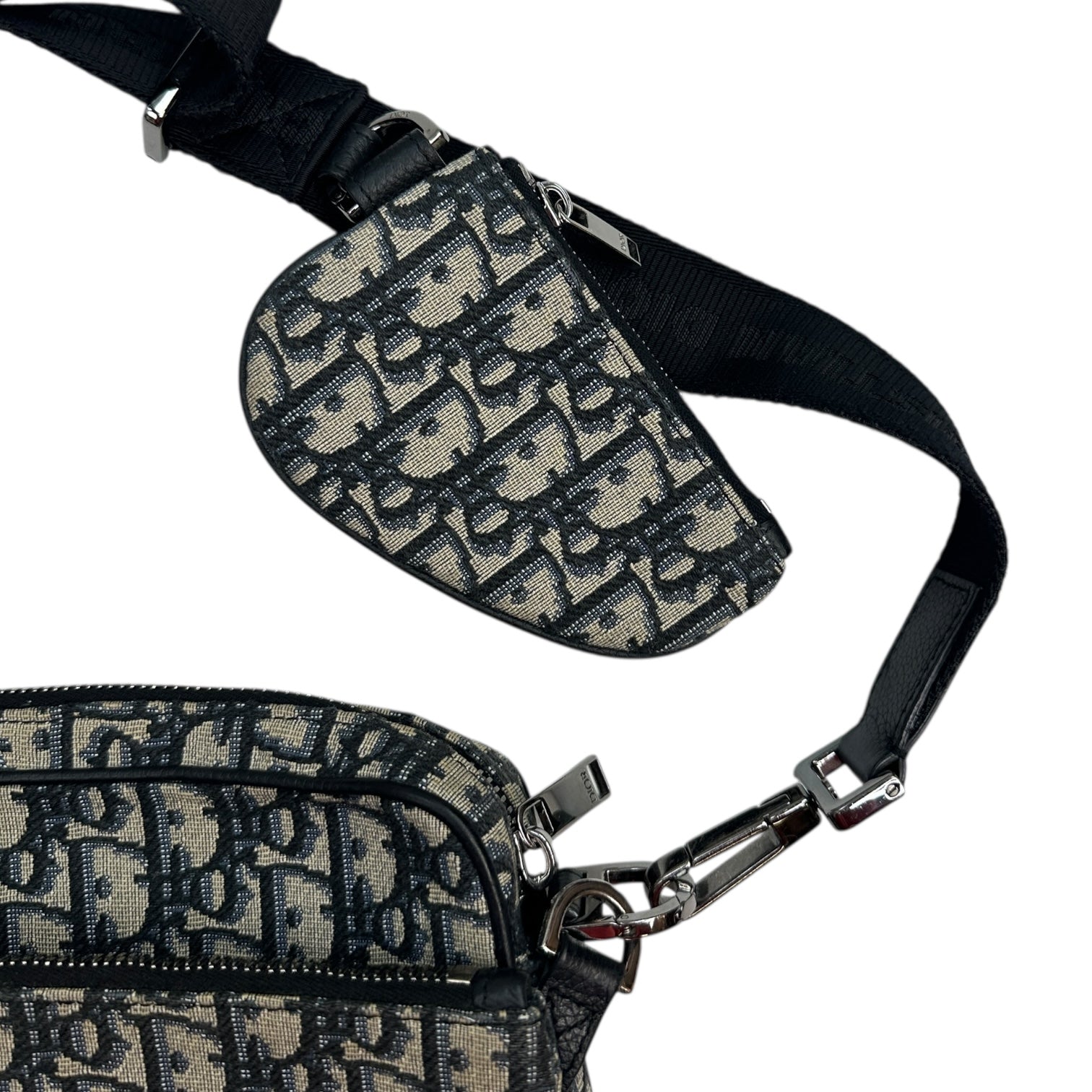 Dior Saddle Triple Pouch Oblique Bag