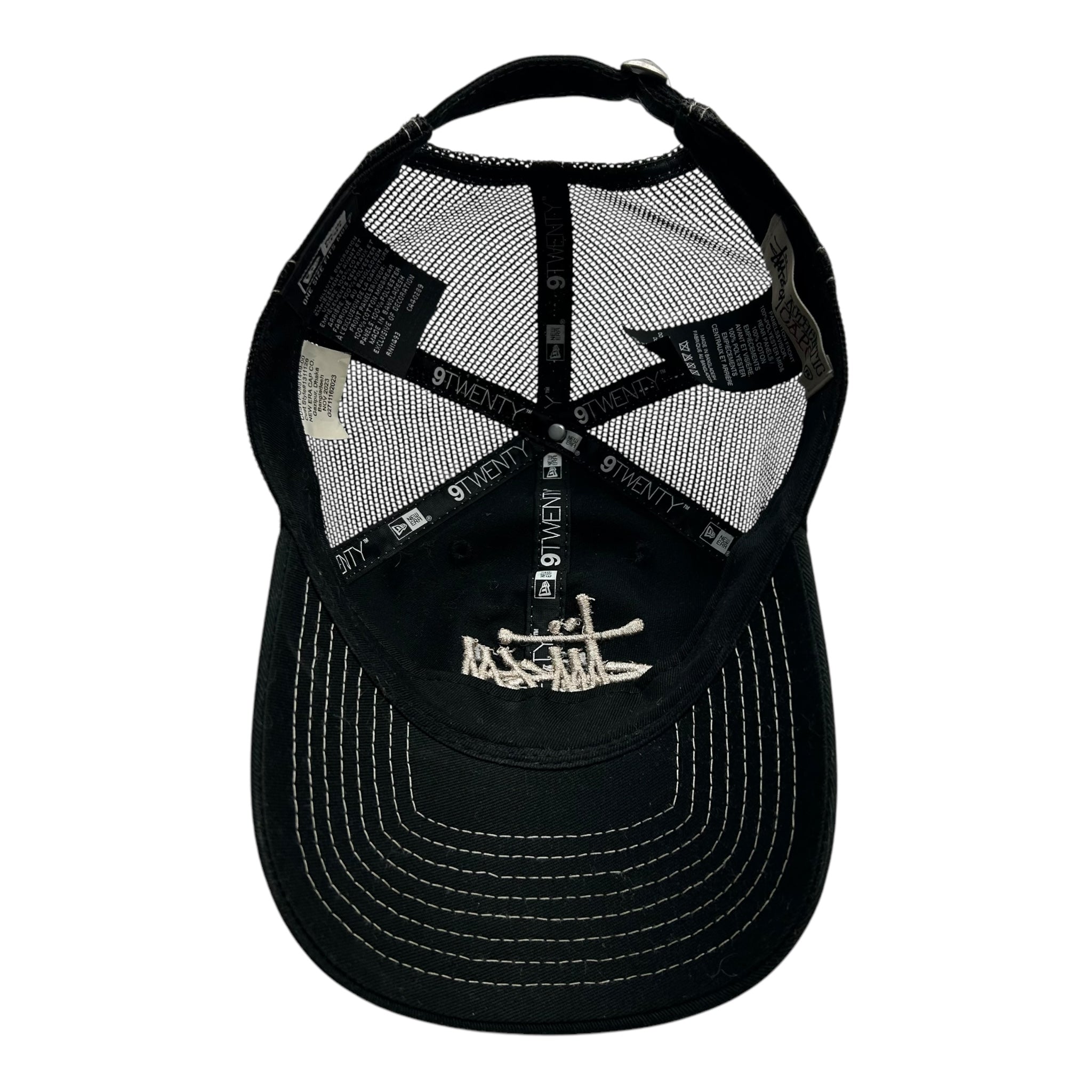 Stussy Contrast Stitch Trucker Hat Black