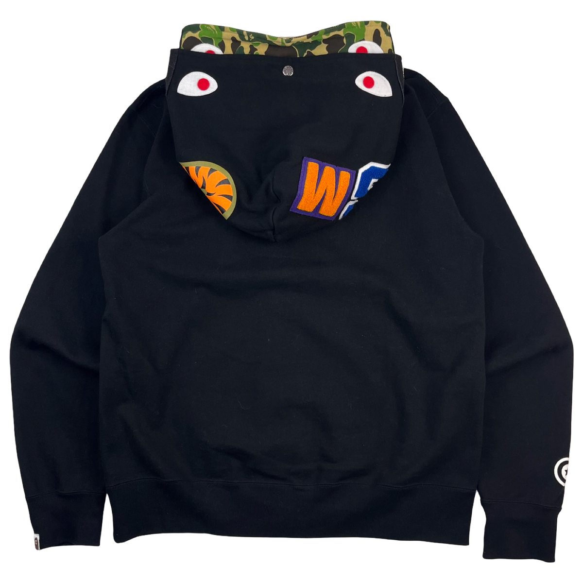 BAPE A Bathing Ape Full Zip Double Shark Hoodie