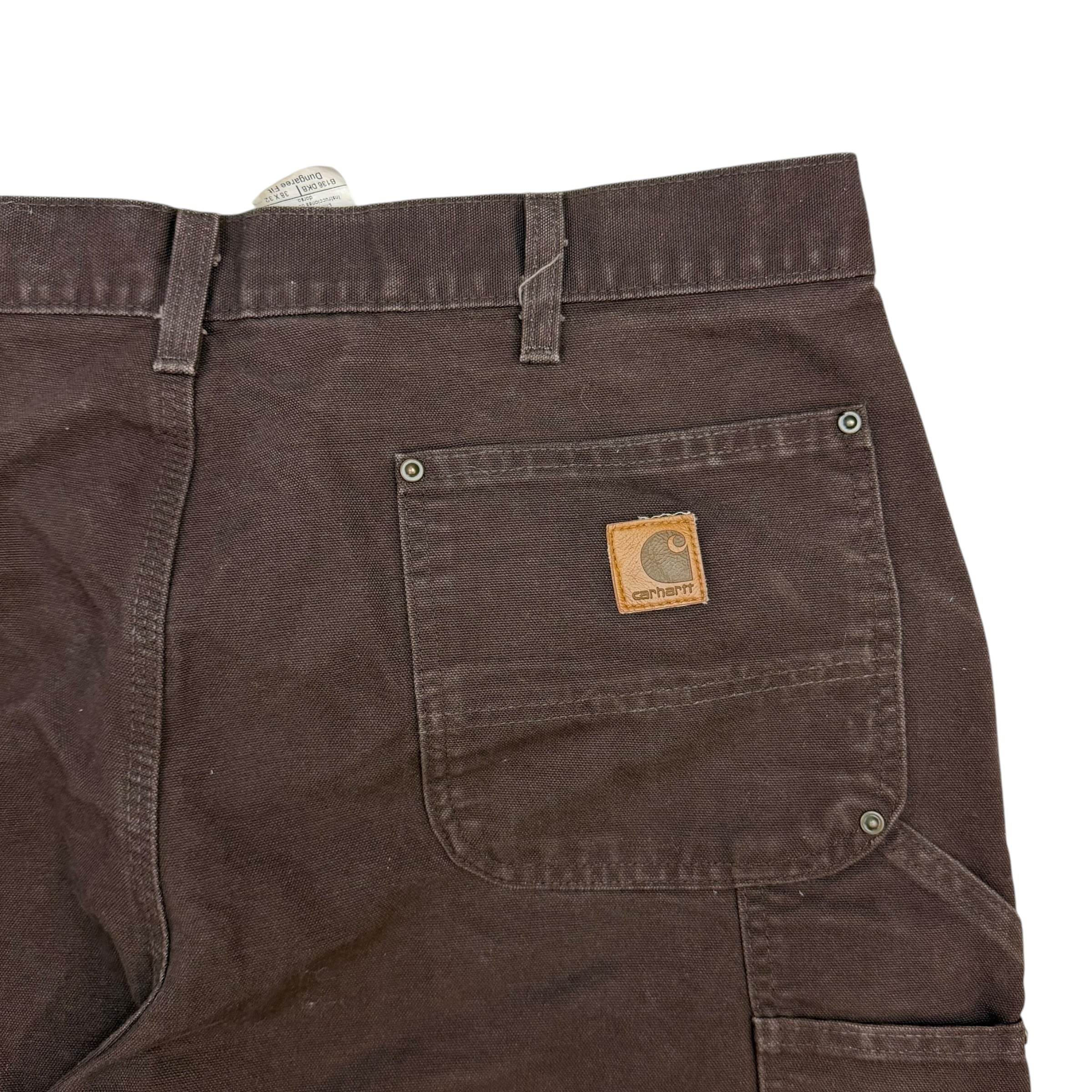 Vintage Carhartt Double Knee Pants Brown