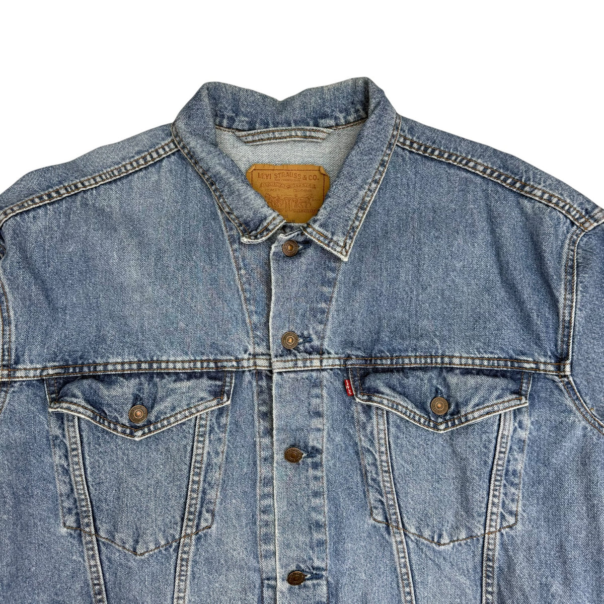 Vintage Levi’s Denim Button Up Jacket Medium Wash