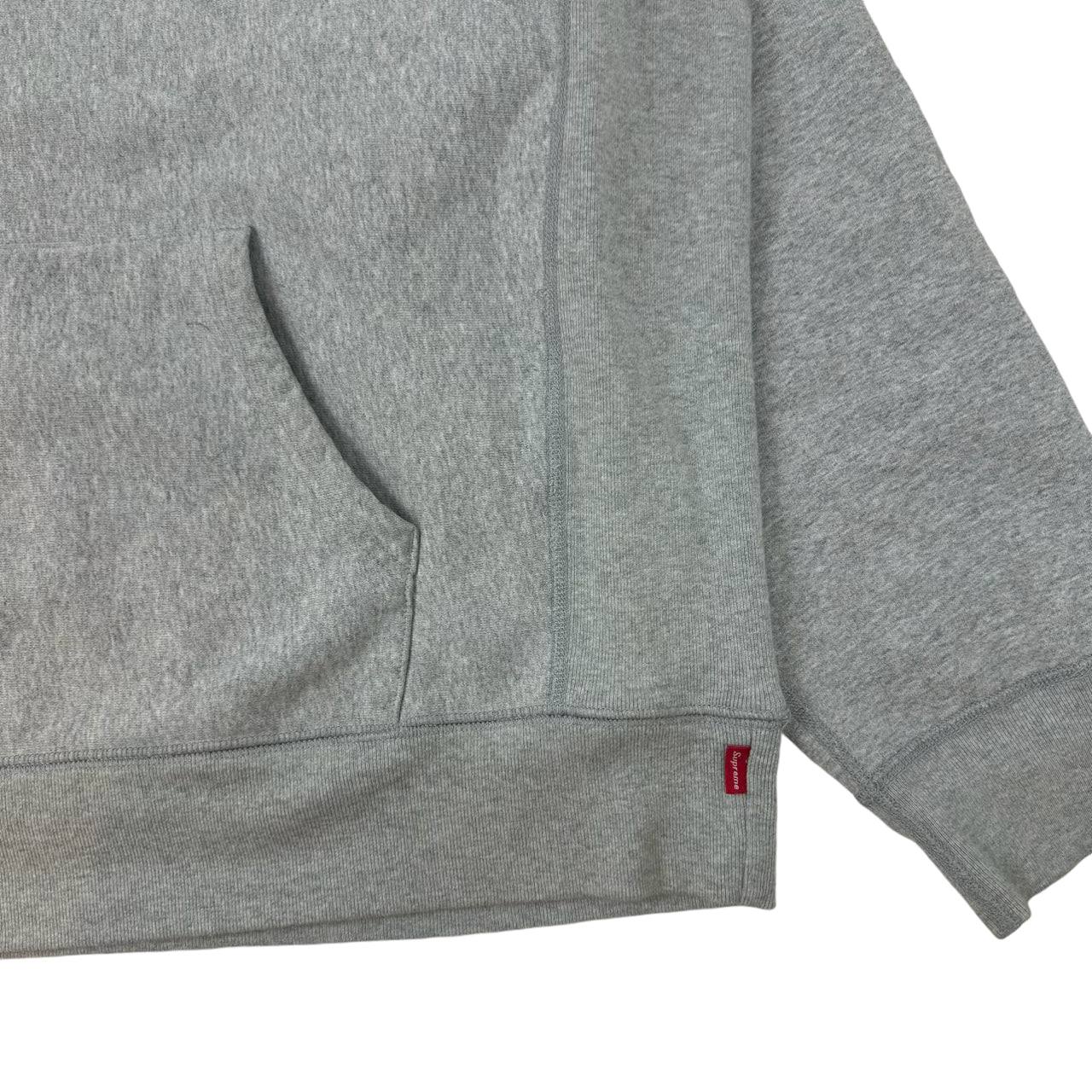 Supreme Cross Box Logo Hoodie Grey