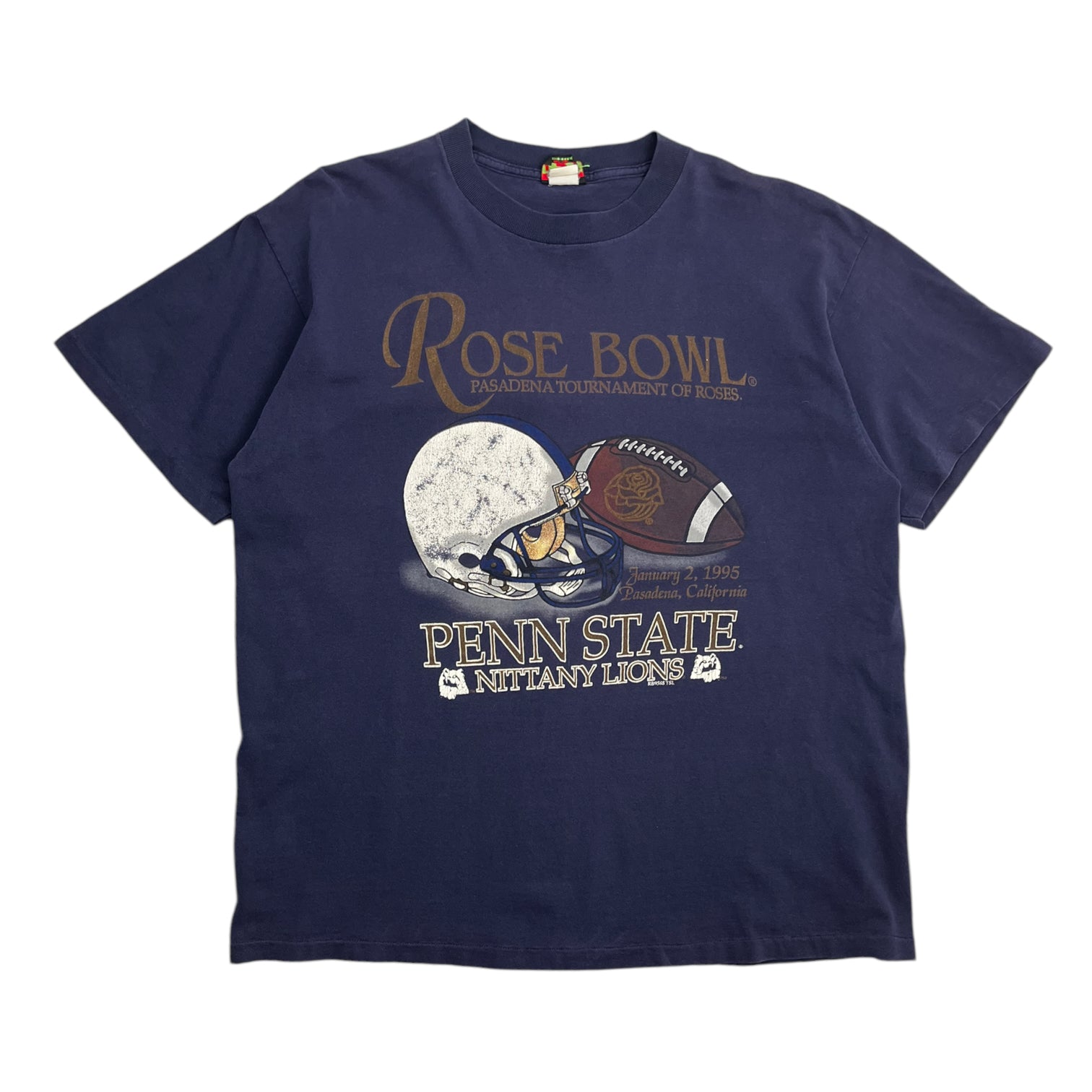 1995 Penn State Rose Bowl Tee Navy