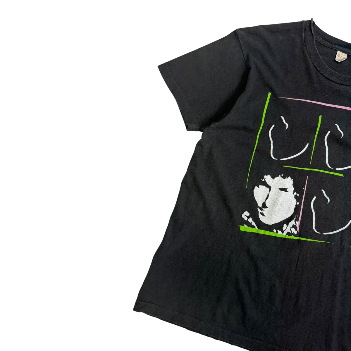 Vintage 1988 Bob Dylan Tour T-Shirt Black
