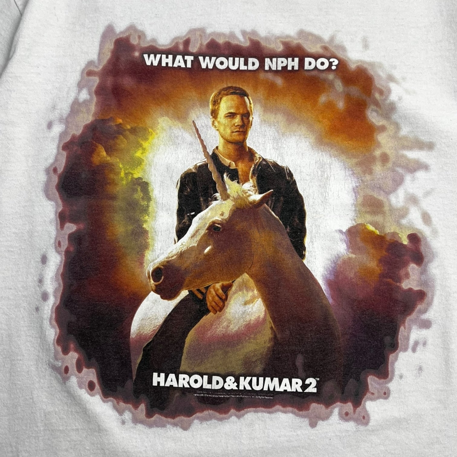 Harold & Kumar 2 “What Would NPH Do?” Movie Promo T-Shirt