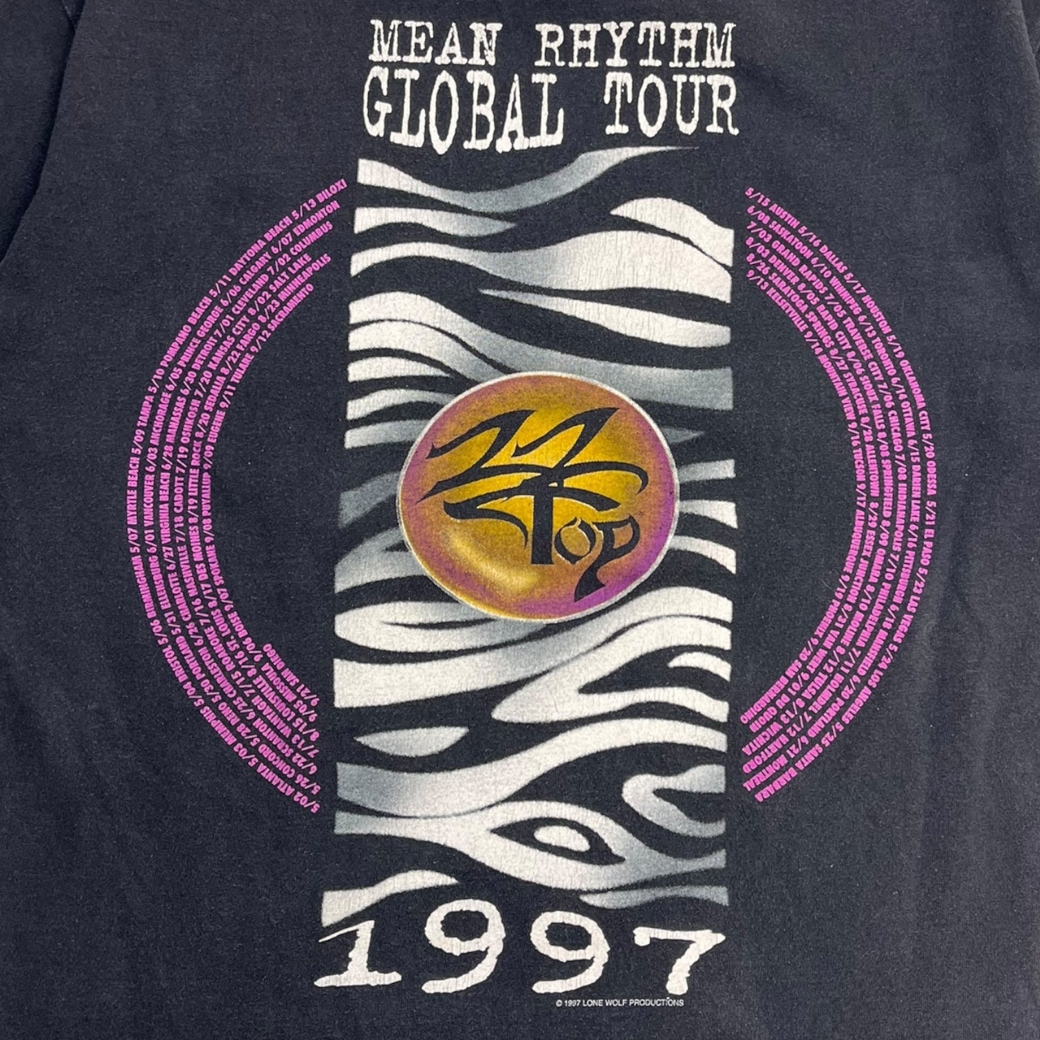 1997 ZZ Top “Mean Rhythm” Tour T-Shirt