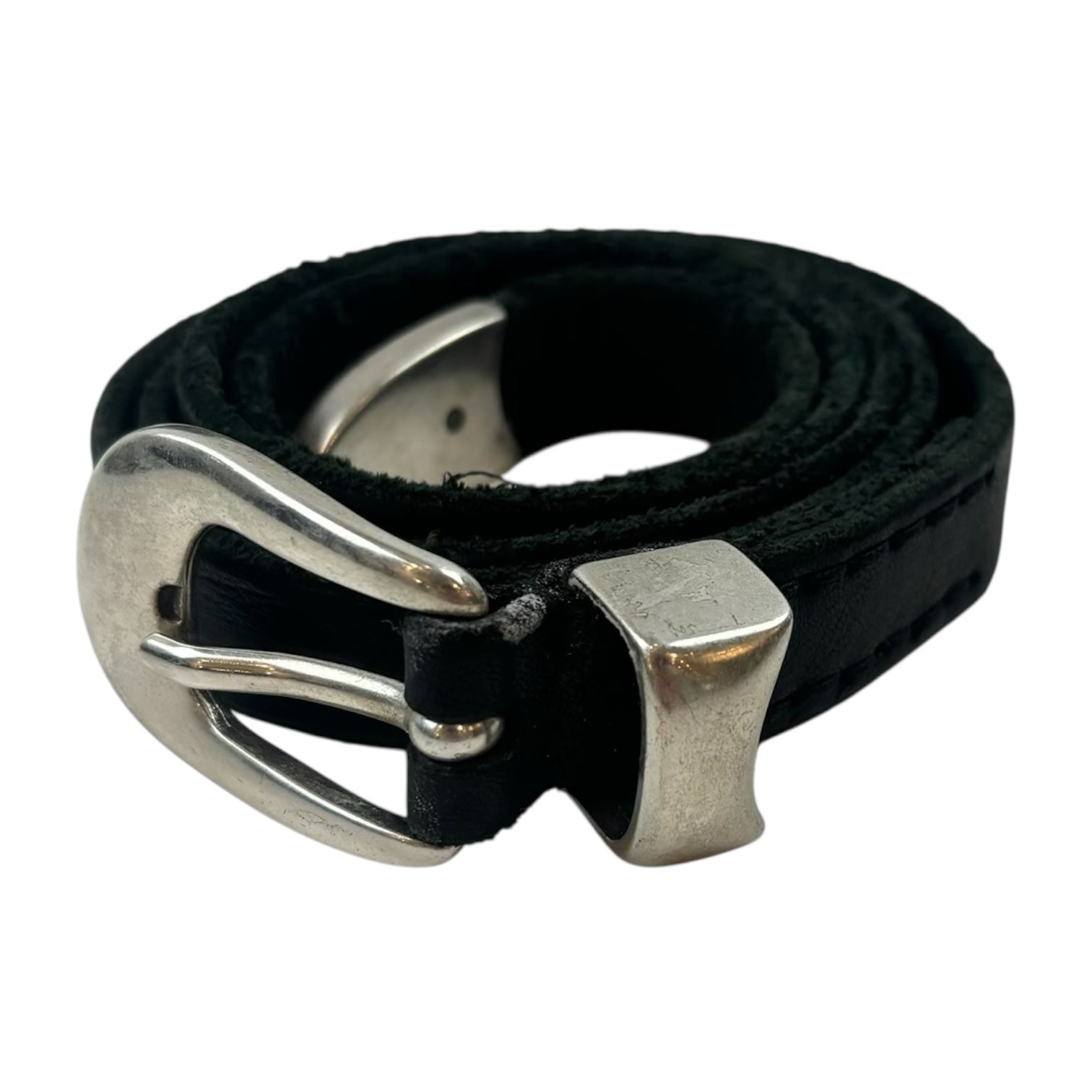 Our Legacy 2CM Belt Black Leather