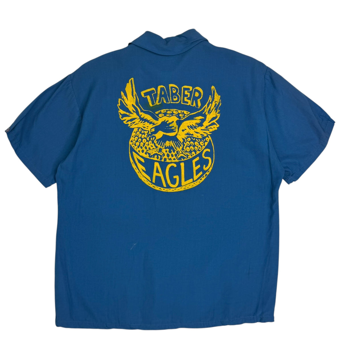 True Vintage Taber Eagles Quarter Zip Shirt Blue