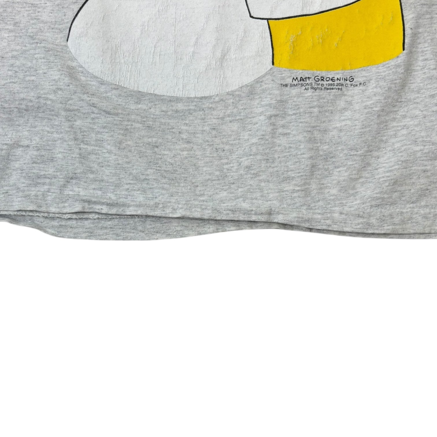 1995 Vintage The Simpsons Homer “D’OH!!” T-Shirt Grey