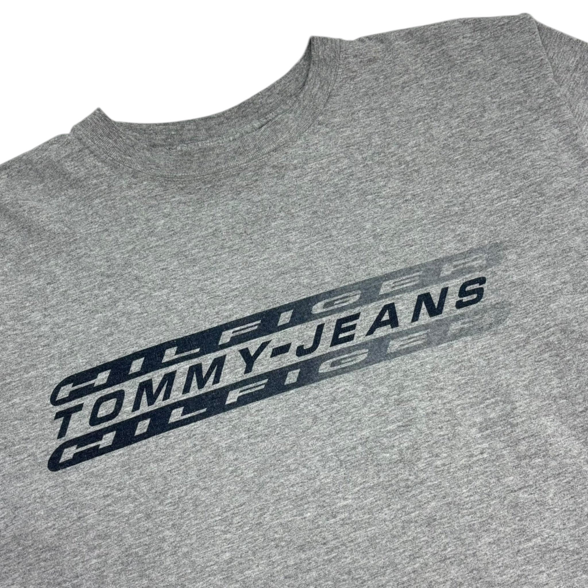 Vintage Y2K Tommy Jeans T-Shirt Grey