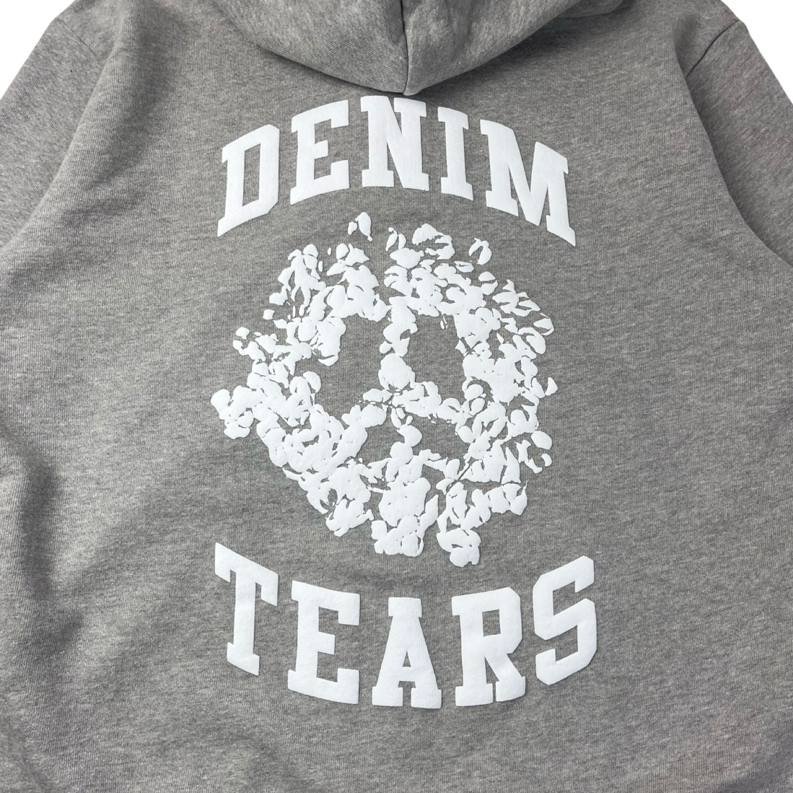 Denim Tears Denim University Zip Hoodie Grey/White