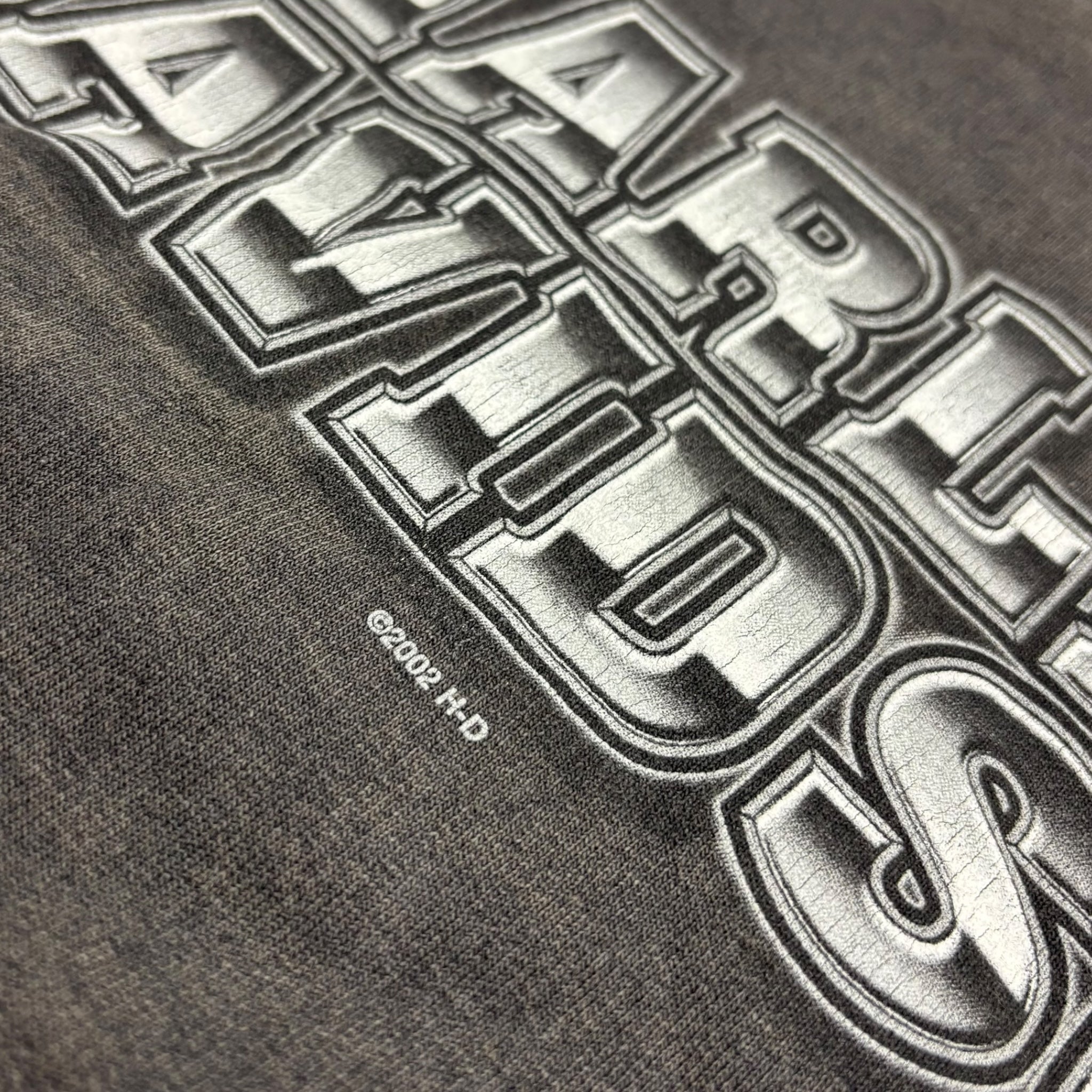 2002 Harley Davidson Crewneck Faded Black
