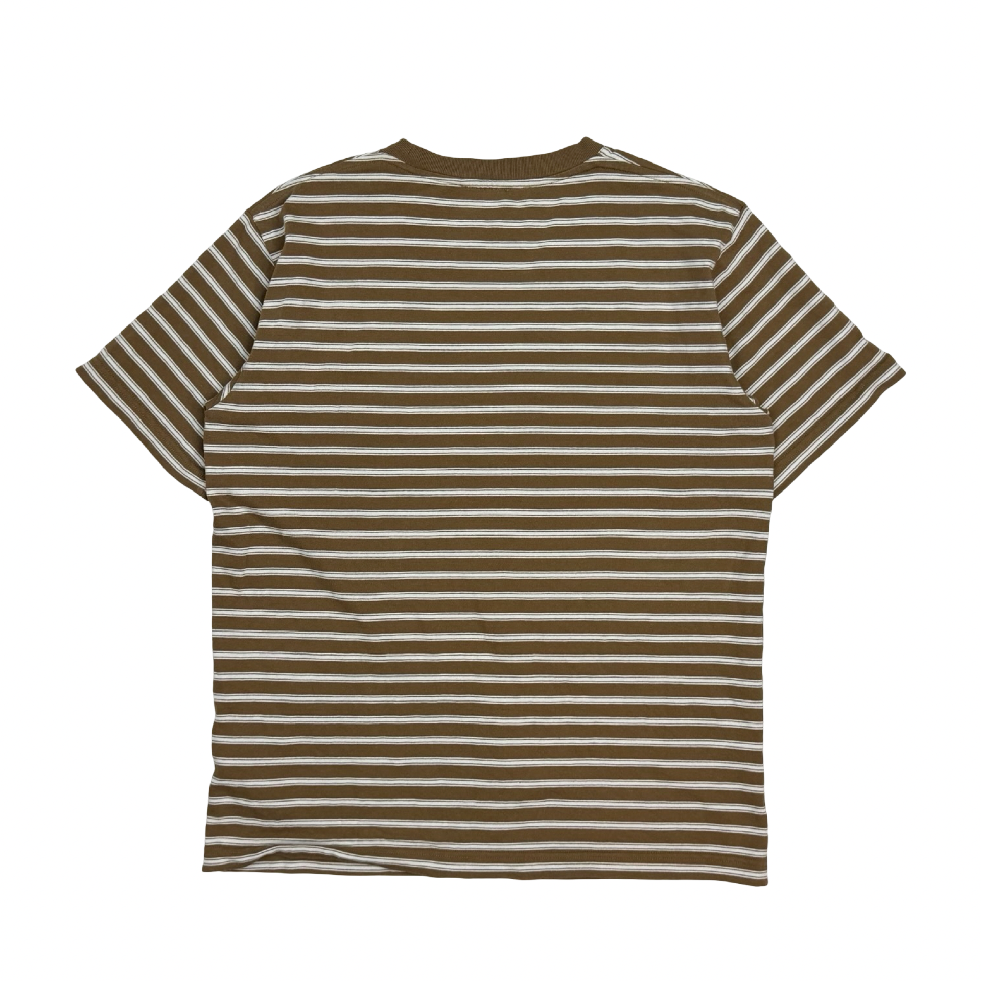 Norse Projects Johannes College Stripes Tee White/Brown