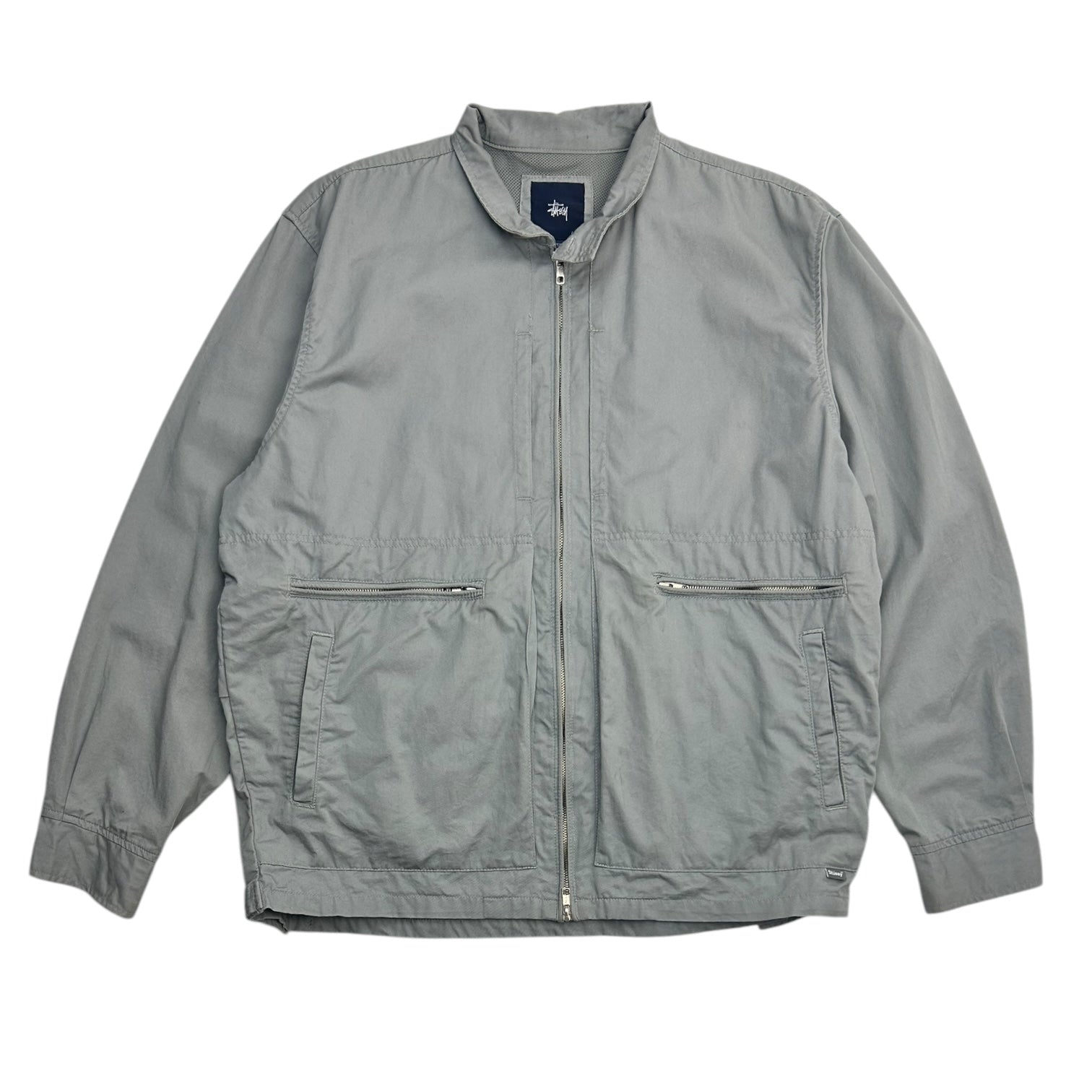 Stussy Multi Pocket Light Zip Jacket Grey