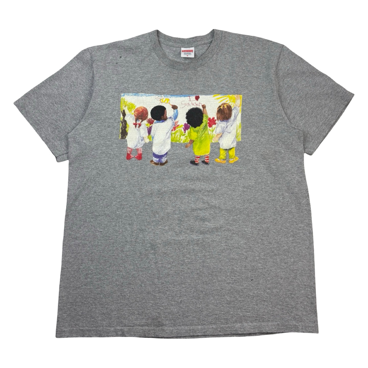 Supreme SS19 Kids Tee Heather Grey