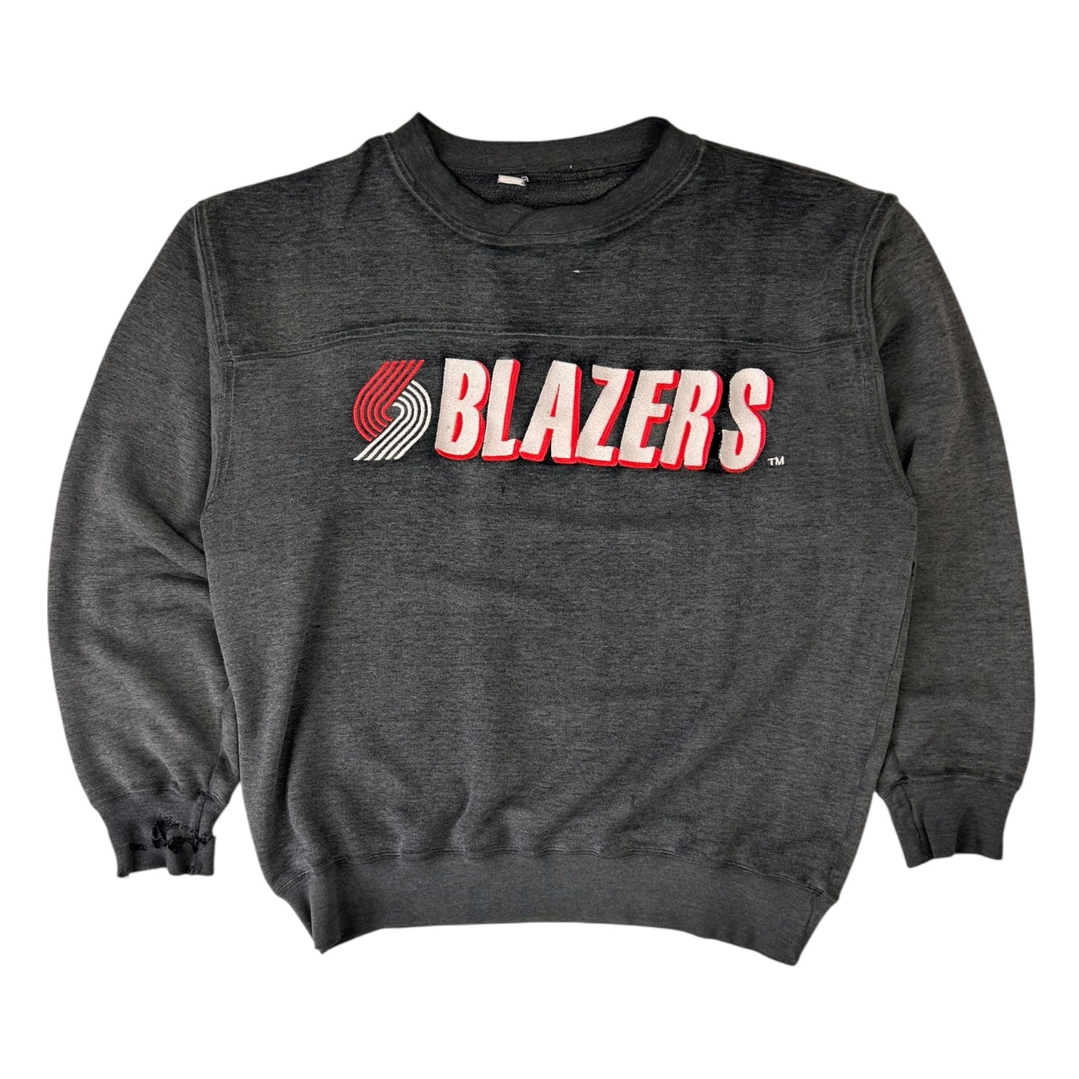 Vintage Portland Trail Blazers Crewneck Grey