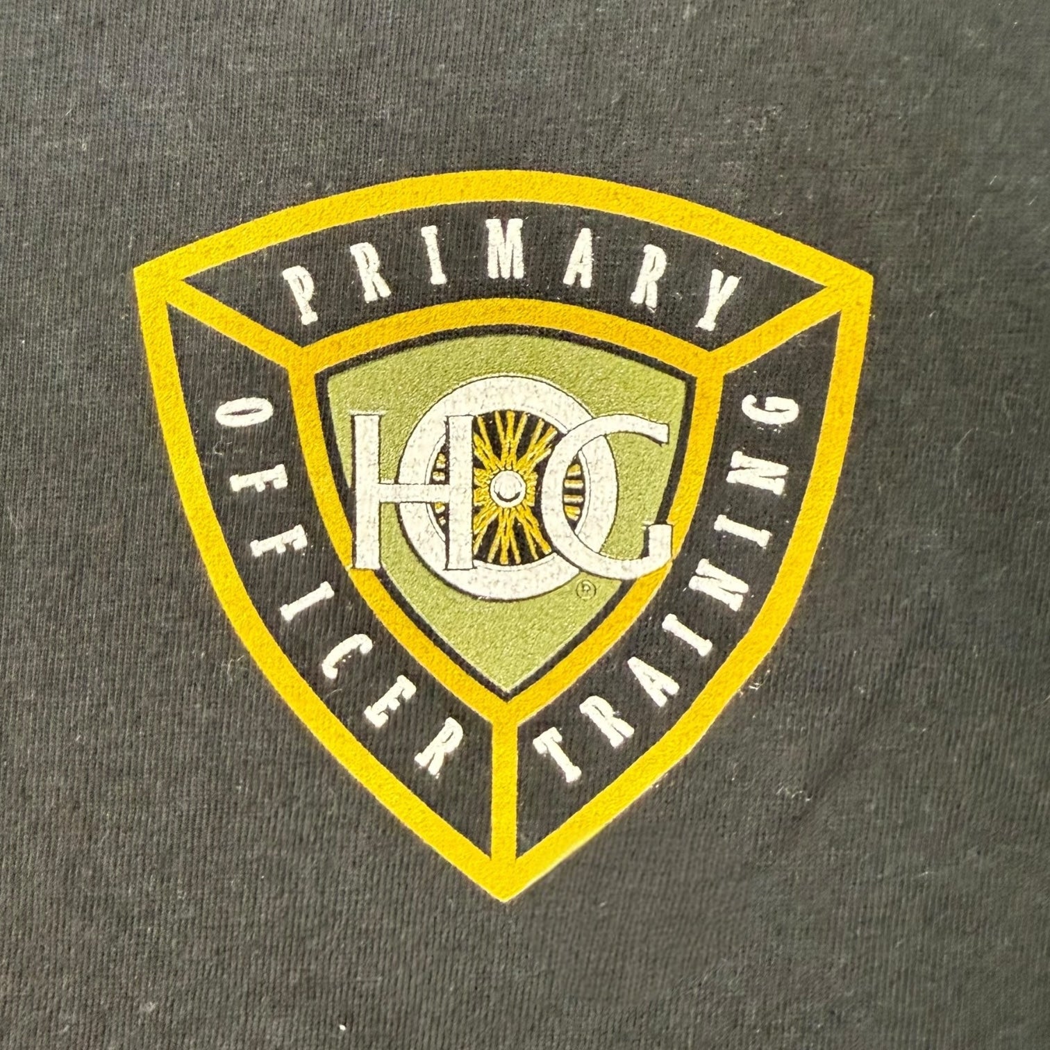 2004 Primary Officer Training Tee Black