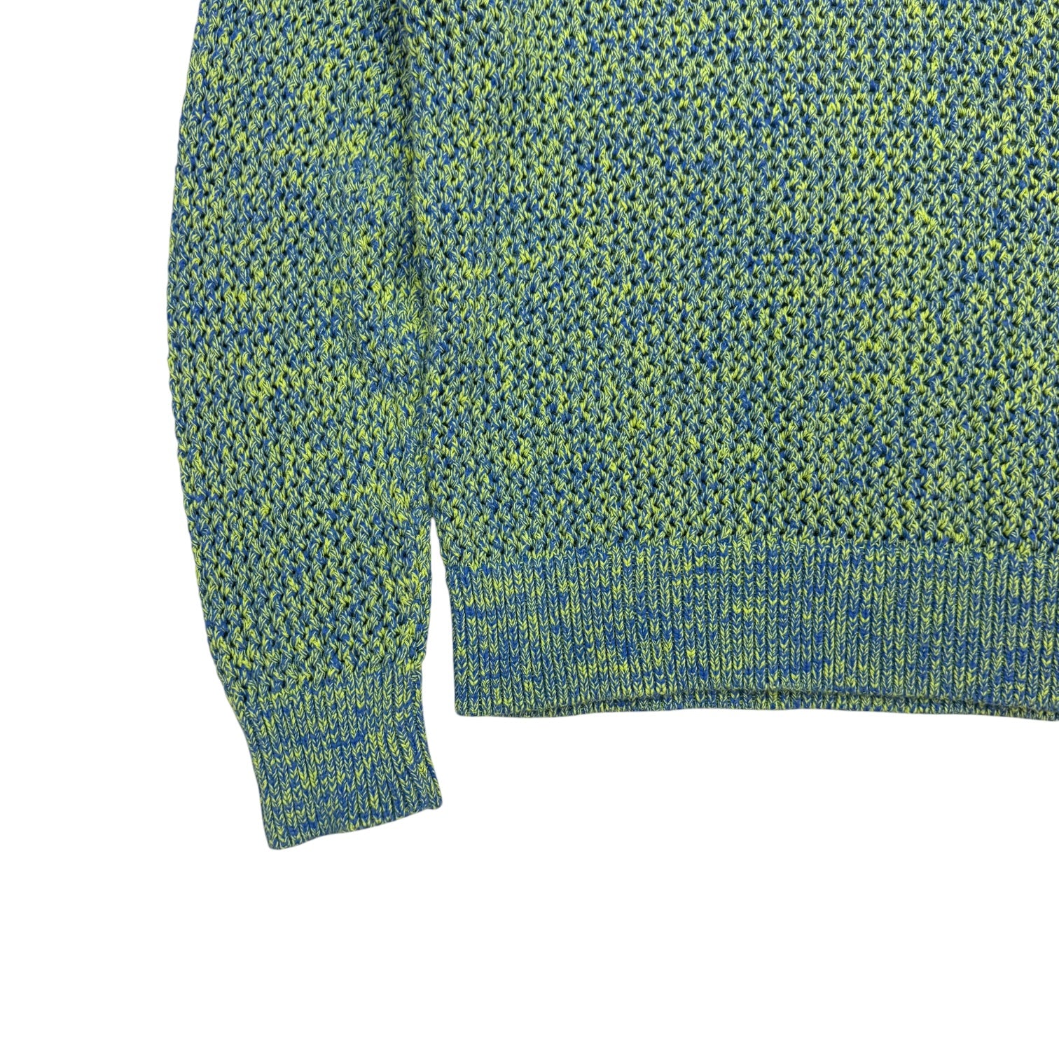 Stüssy 2 Tone Loose Gauge Sweater Green/Blue