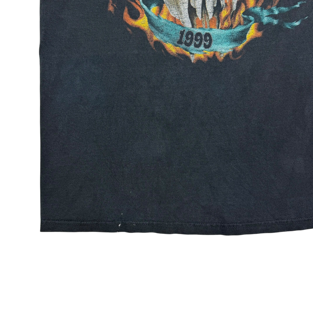 1999 Sturgis Black Hills Rally Henley Tee Black