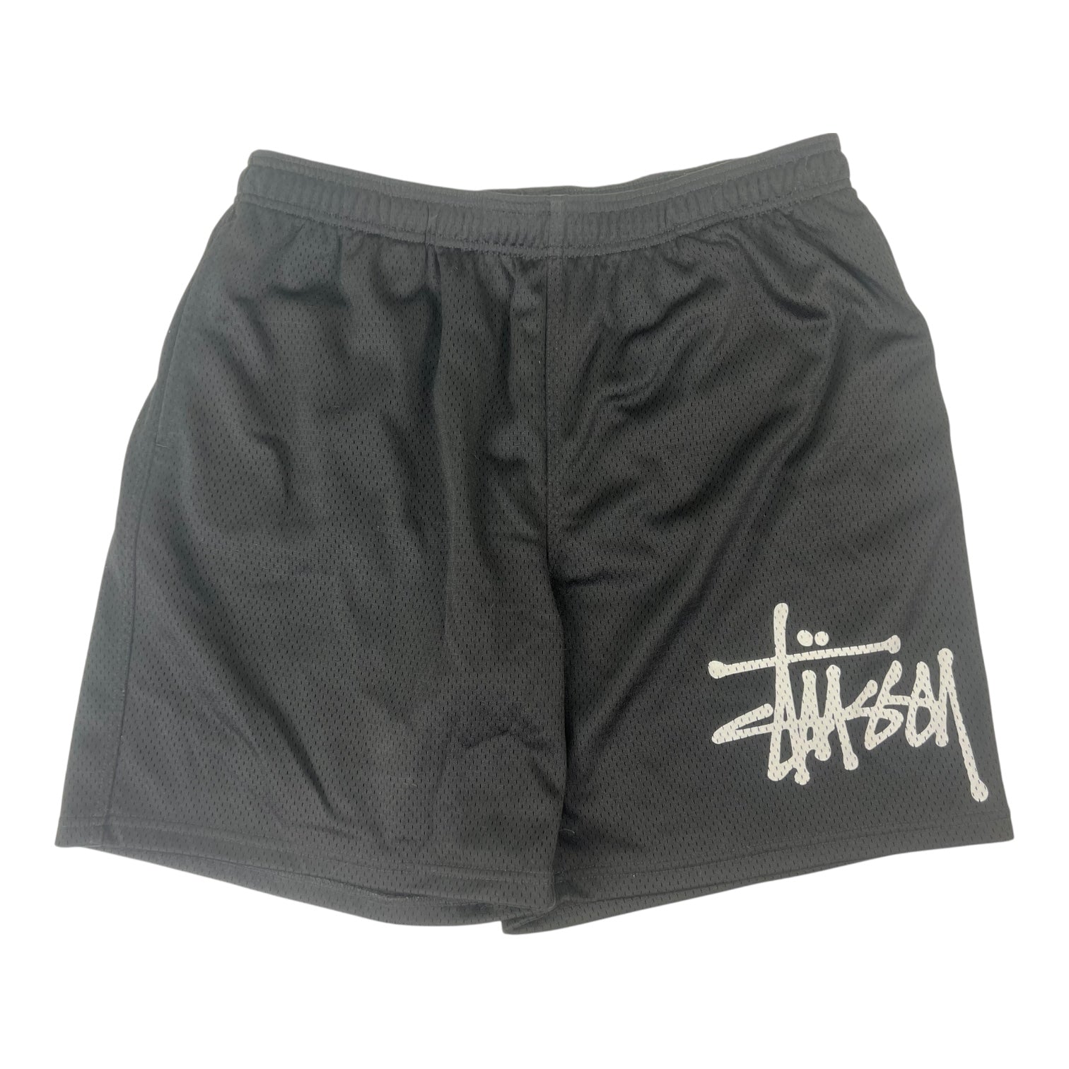 Stussy Stock Logo Mesh Short Black