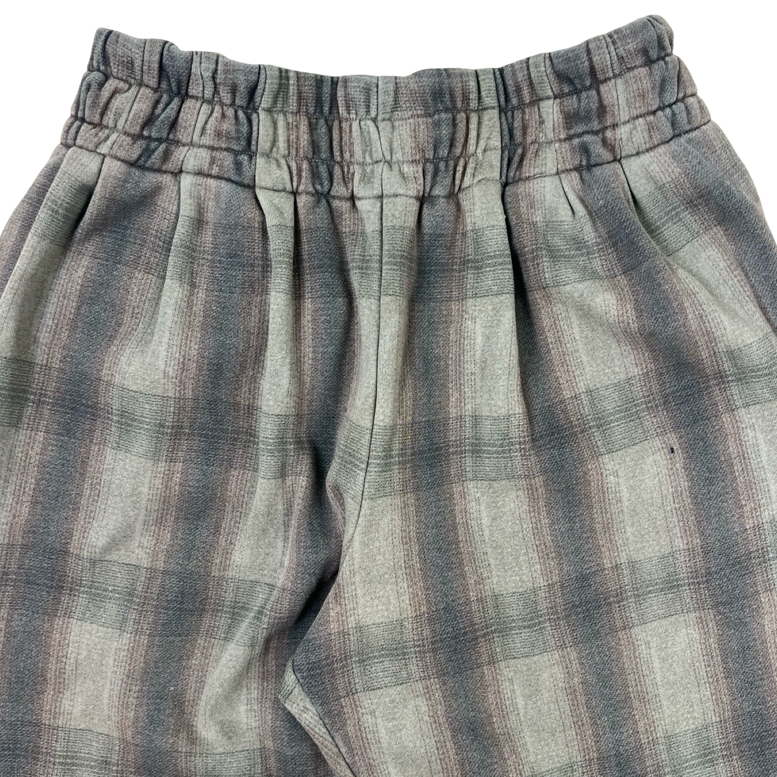 Basketcase Plaid Sweatpant Grey