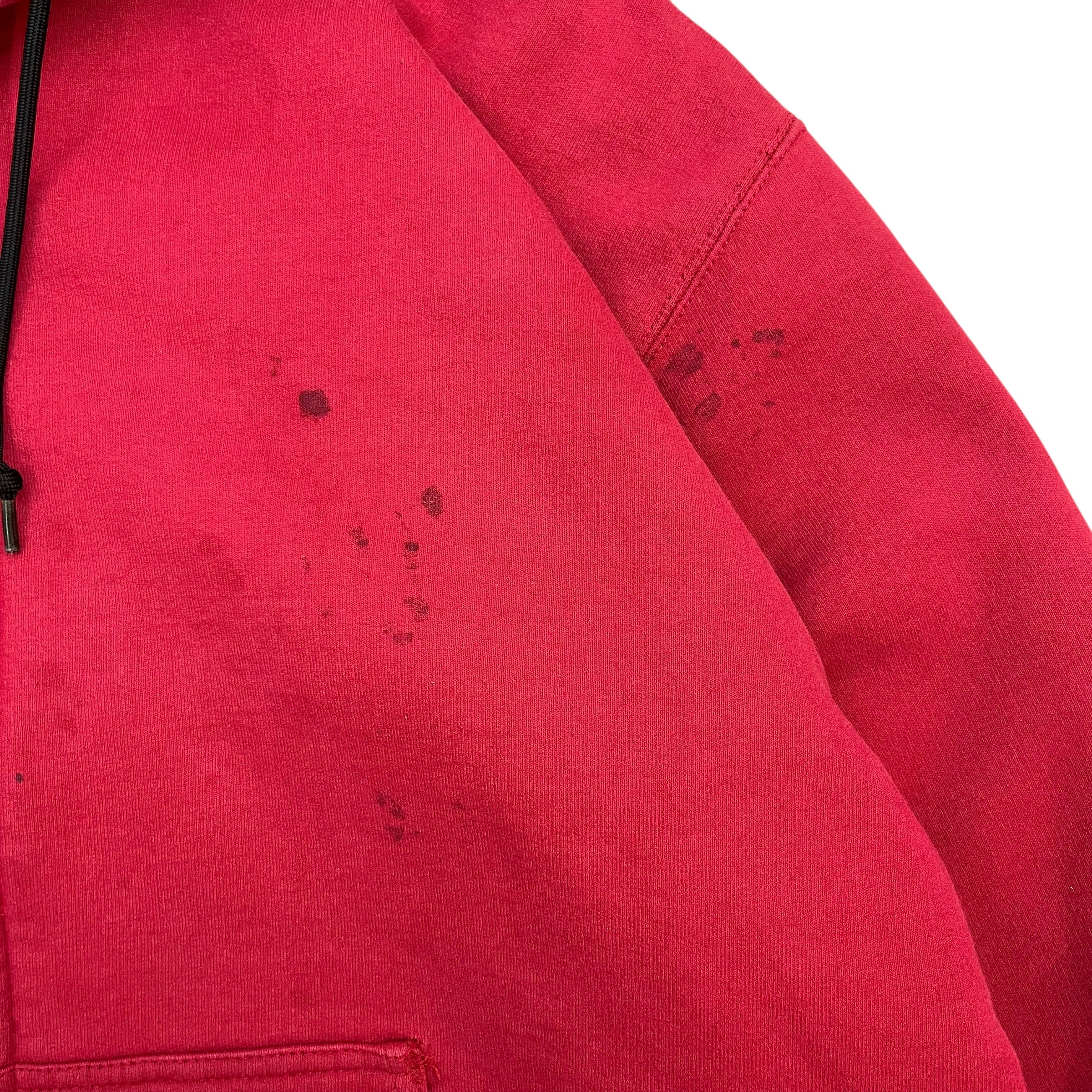 Vintage Carhartt Insulated Hoodie Crimson Red