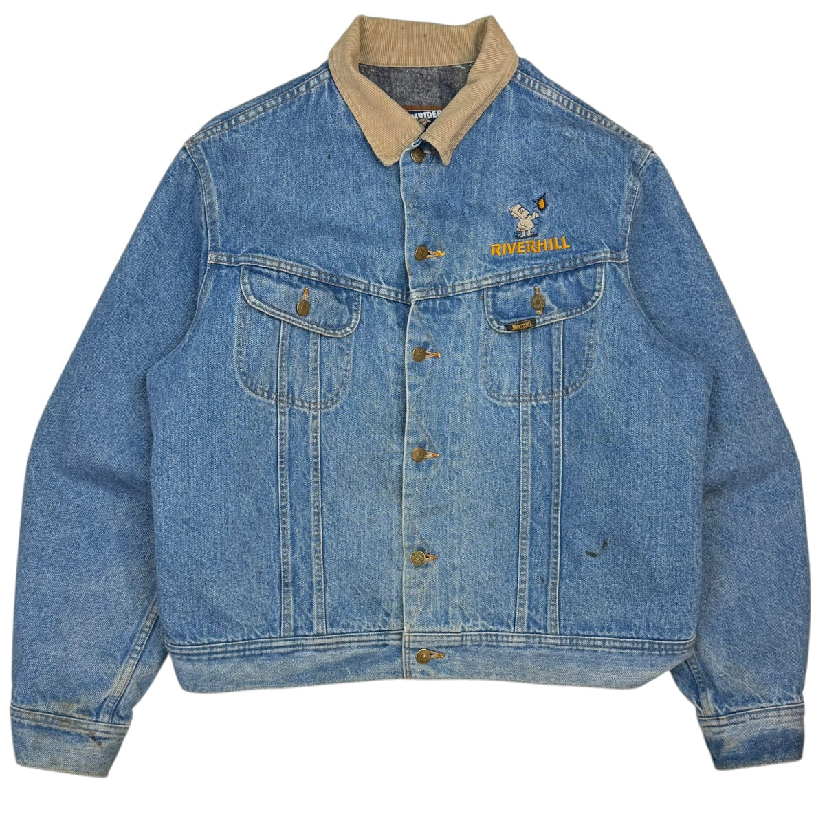 Vintage Mustang Stormrider Denim Trucker Jacket Blue