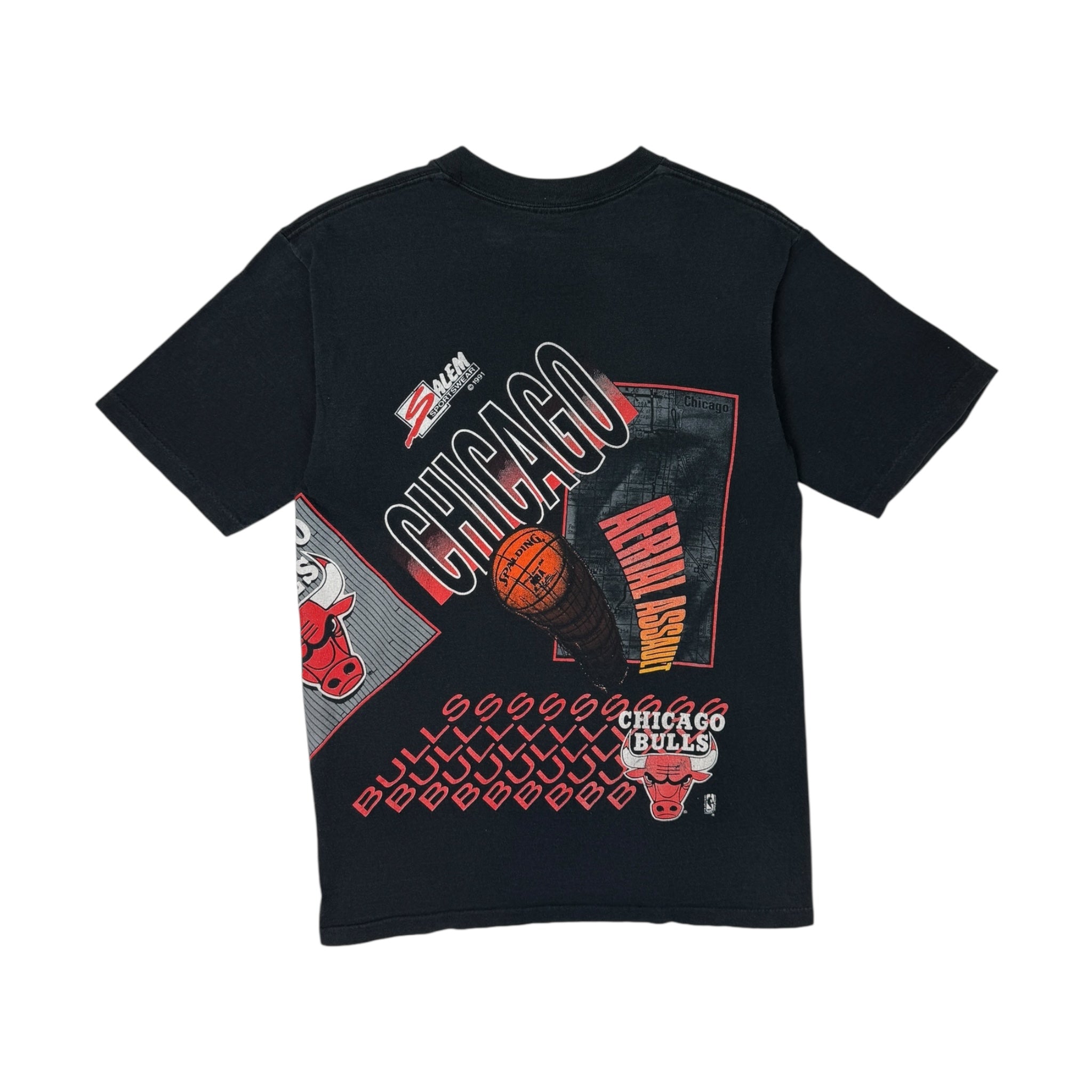 Vintage Chicago Bulls Salem All Over Print T-Shirt