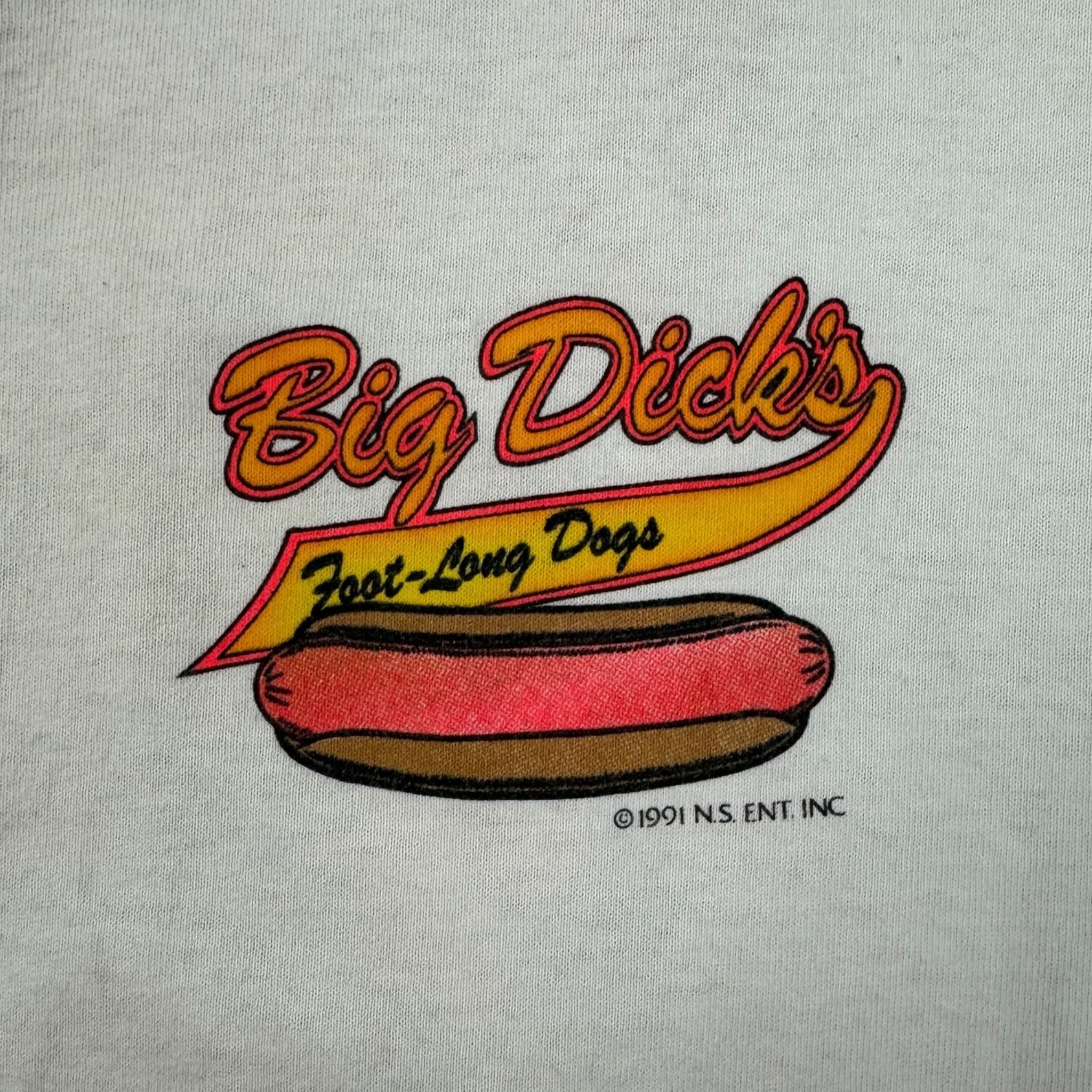 1991 Big Dicks Foot-Long Dogs T-Shirt