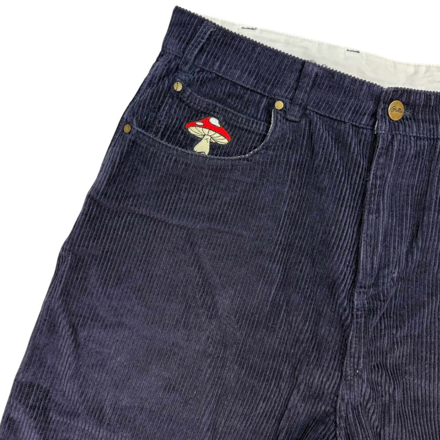Butter x The Smurfs Mushroom Corduroy Shorts
