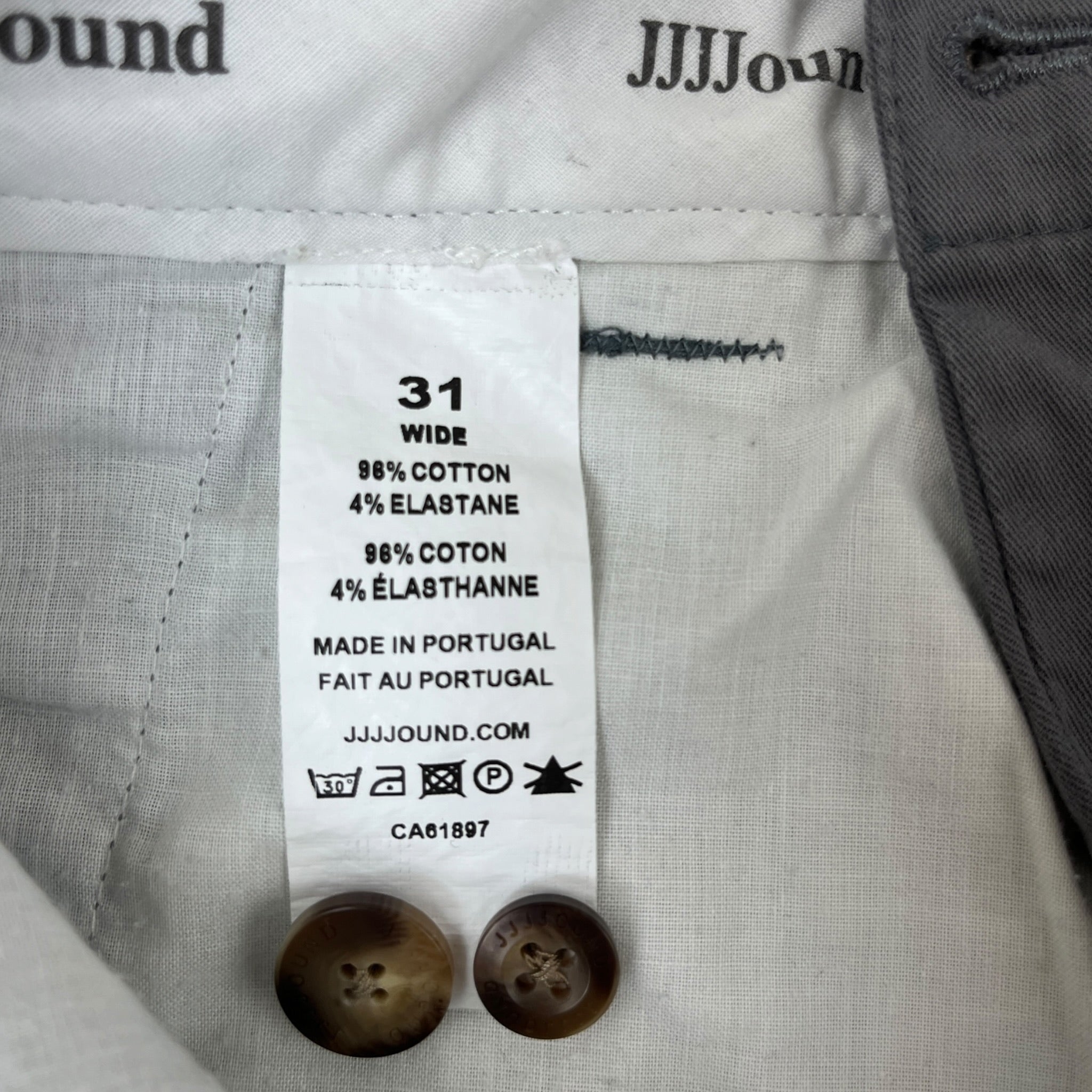 JJJJound Custom Twill Work Pants Charcoal