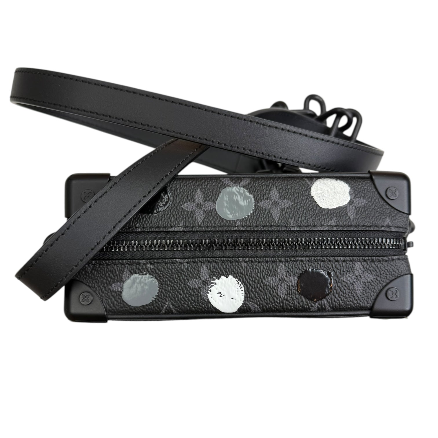 Louis Vuitton x Yayoi Kusama Mini Soft Trunk Black