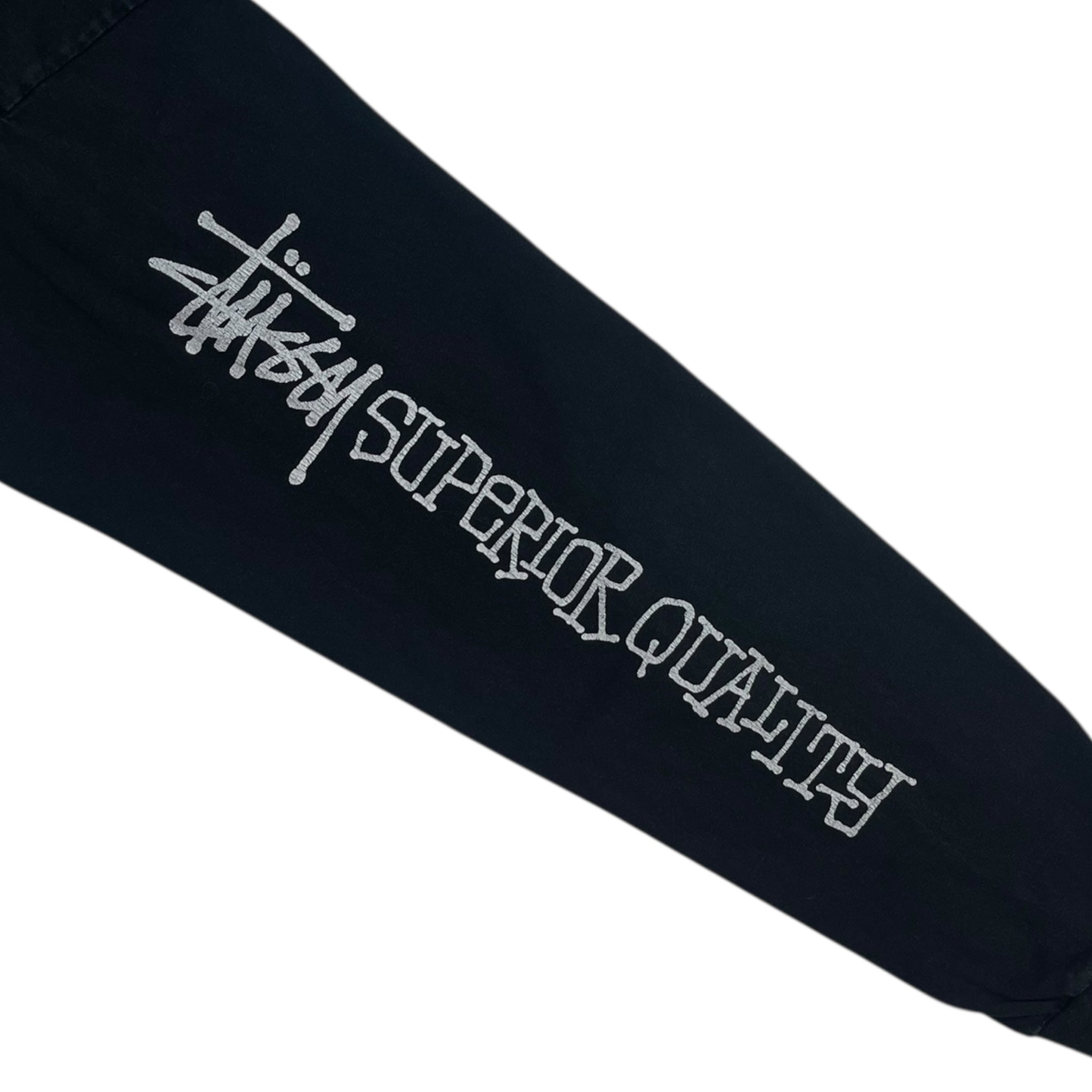 Stussy Superior Quality Pigment Dyed L/S T-Shirt Black