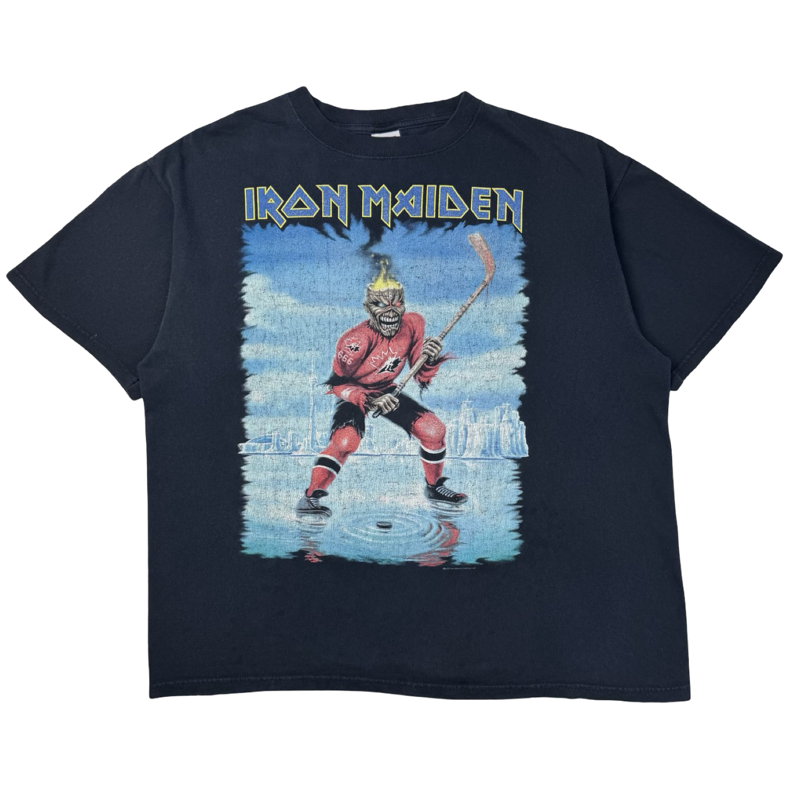 2008 Iron Maiden Team Canada Banned Tour T-Shirt