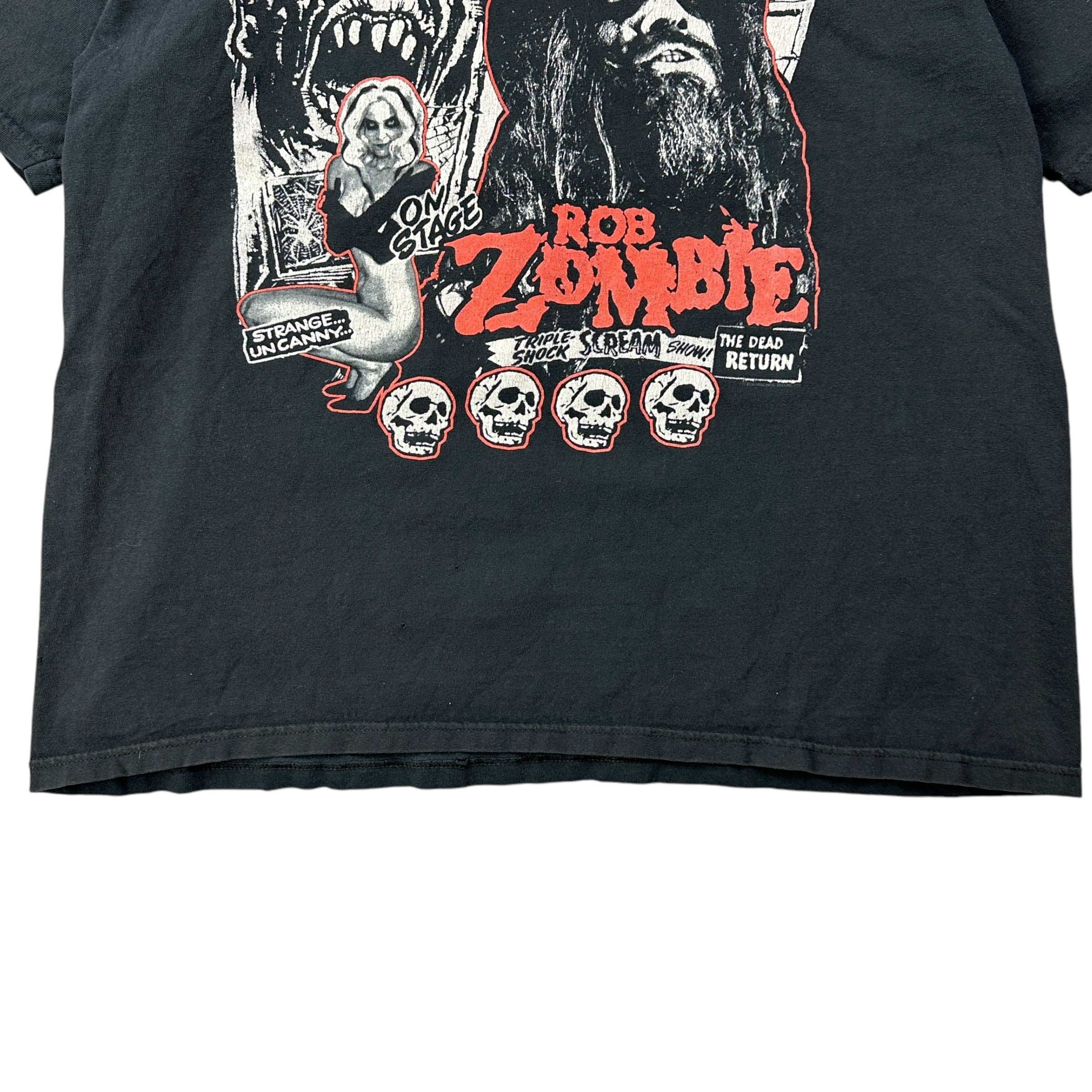 2008 Rob Zombie Tour Tee Black